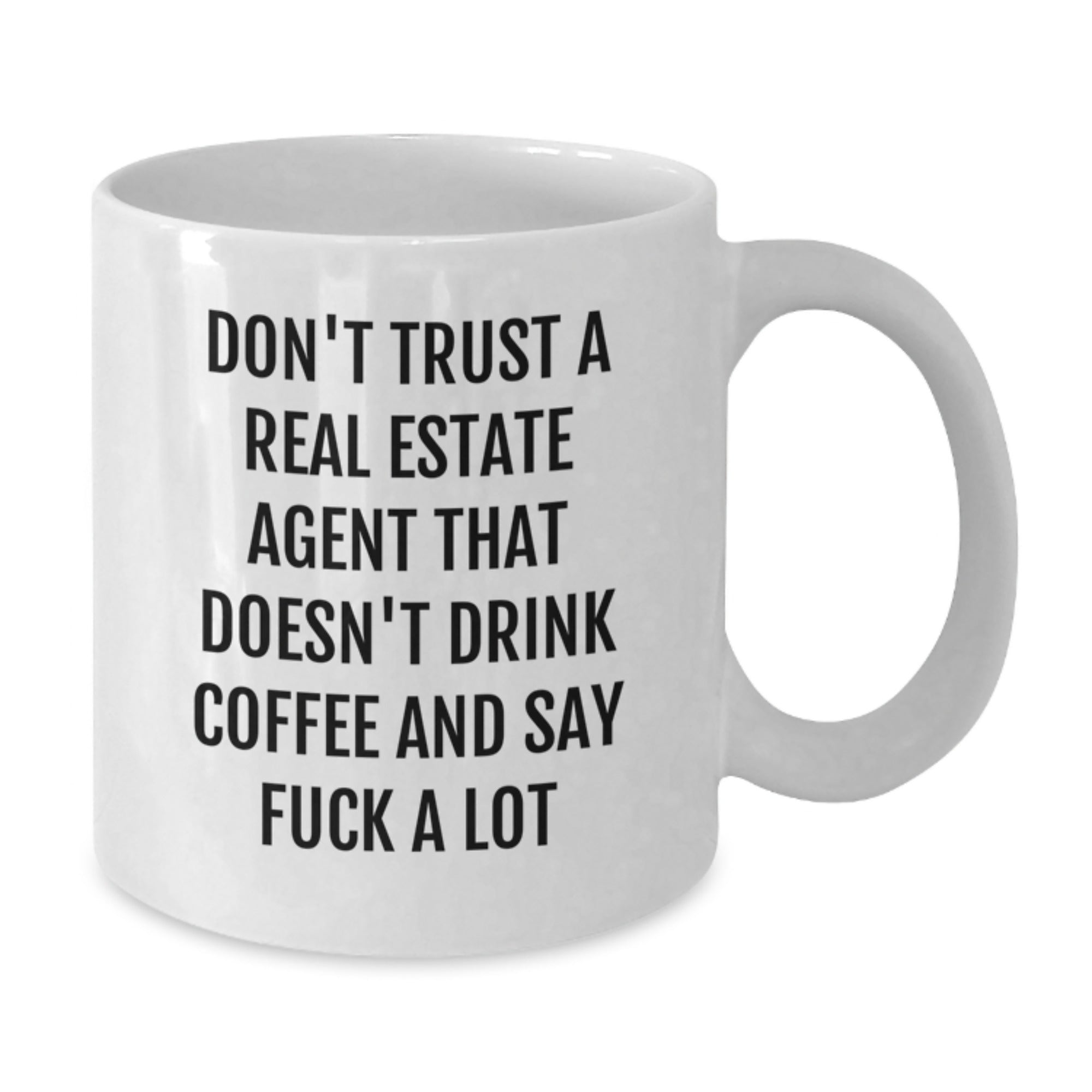 Funny Gifts for Real Estate Agents, White Coffee Mugs with Humorous Quote, Christmas Unique Presents for Men, Women, Family, Coworkers - Additional