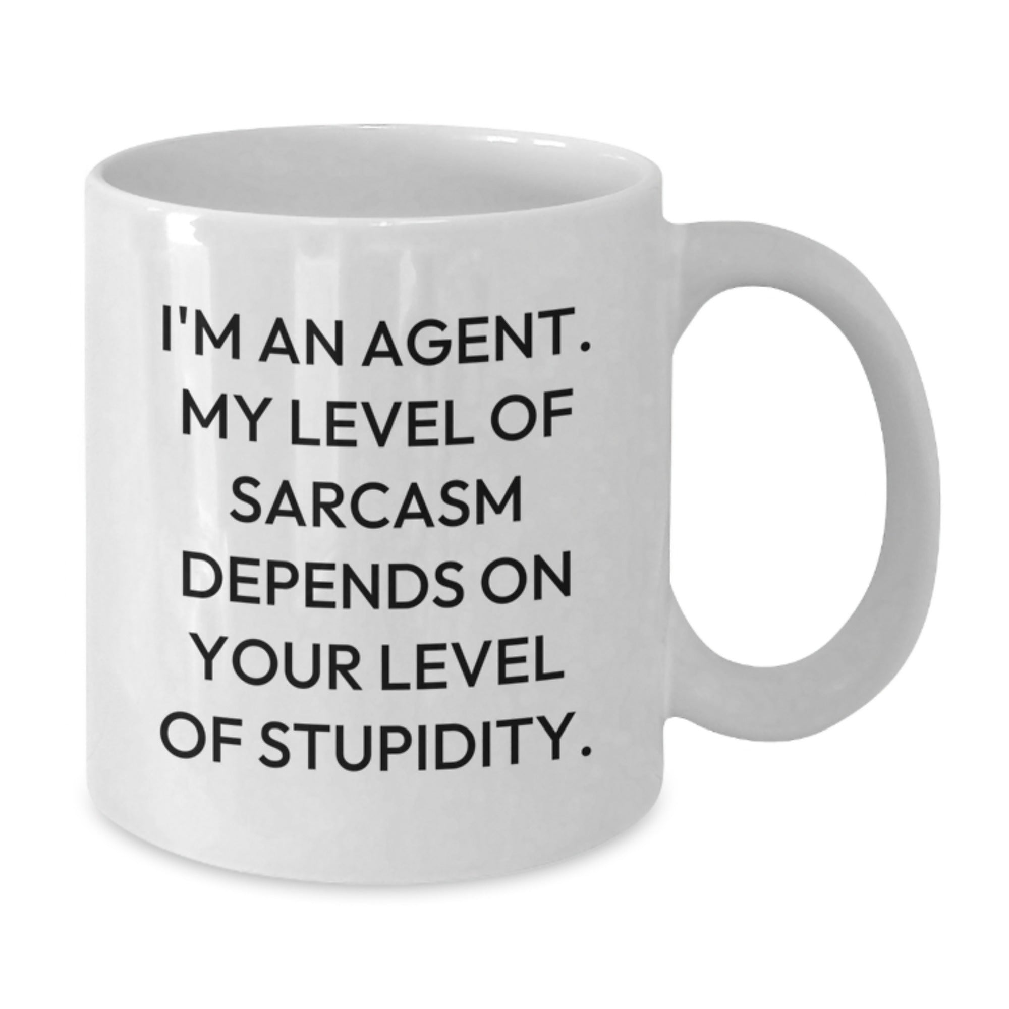 Funny Agent Gifts from Friends - White Coffee Mug for Agent Graduation, 'I'm An Agent...' - Additional