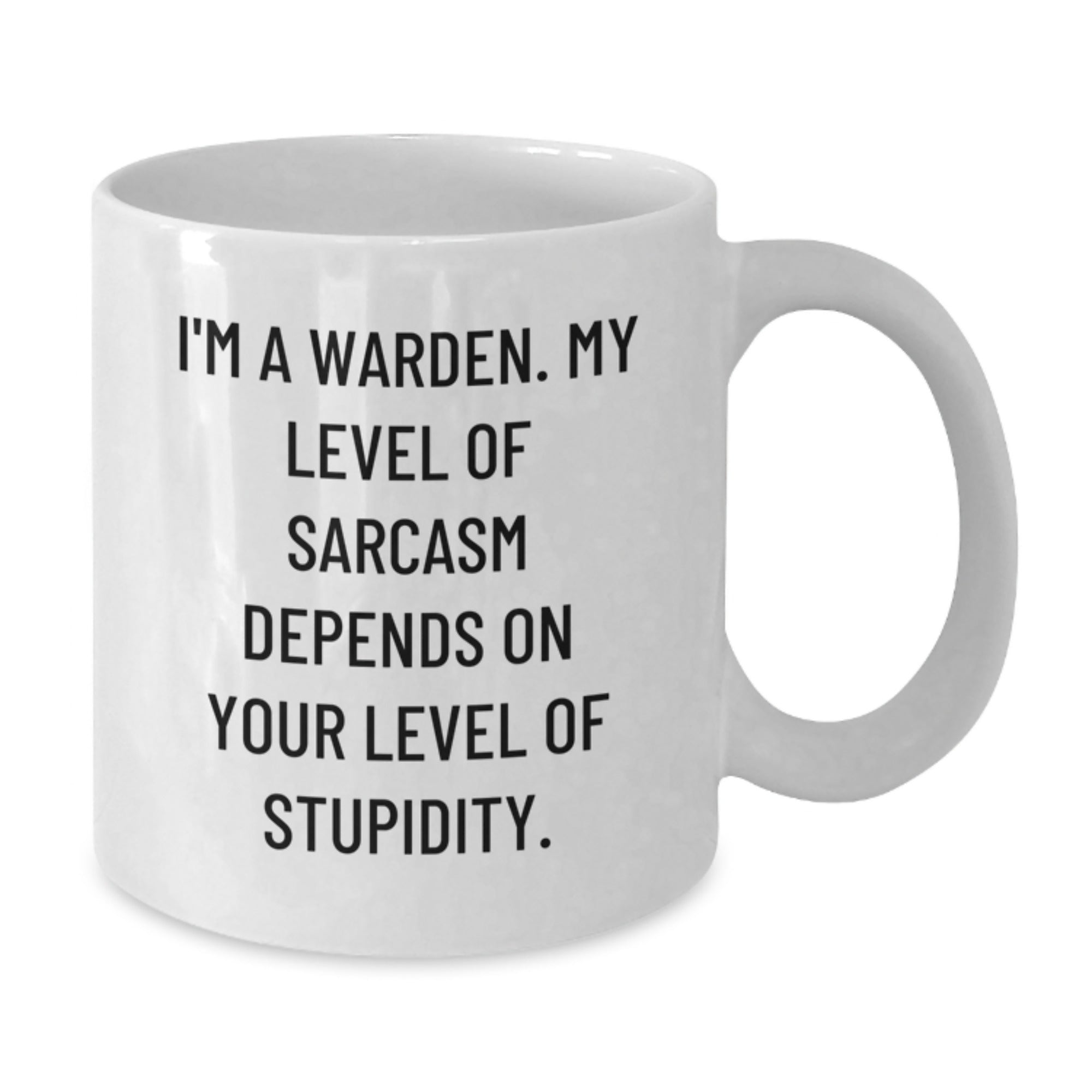 Warden Gifts, Funny White Coffee Mug, I'm A Warden, Birthdays, Gifts from Friends and Family, Unique Gift Ideas for Warden Enthusiasts - Additional