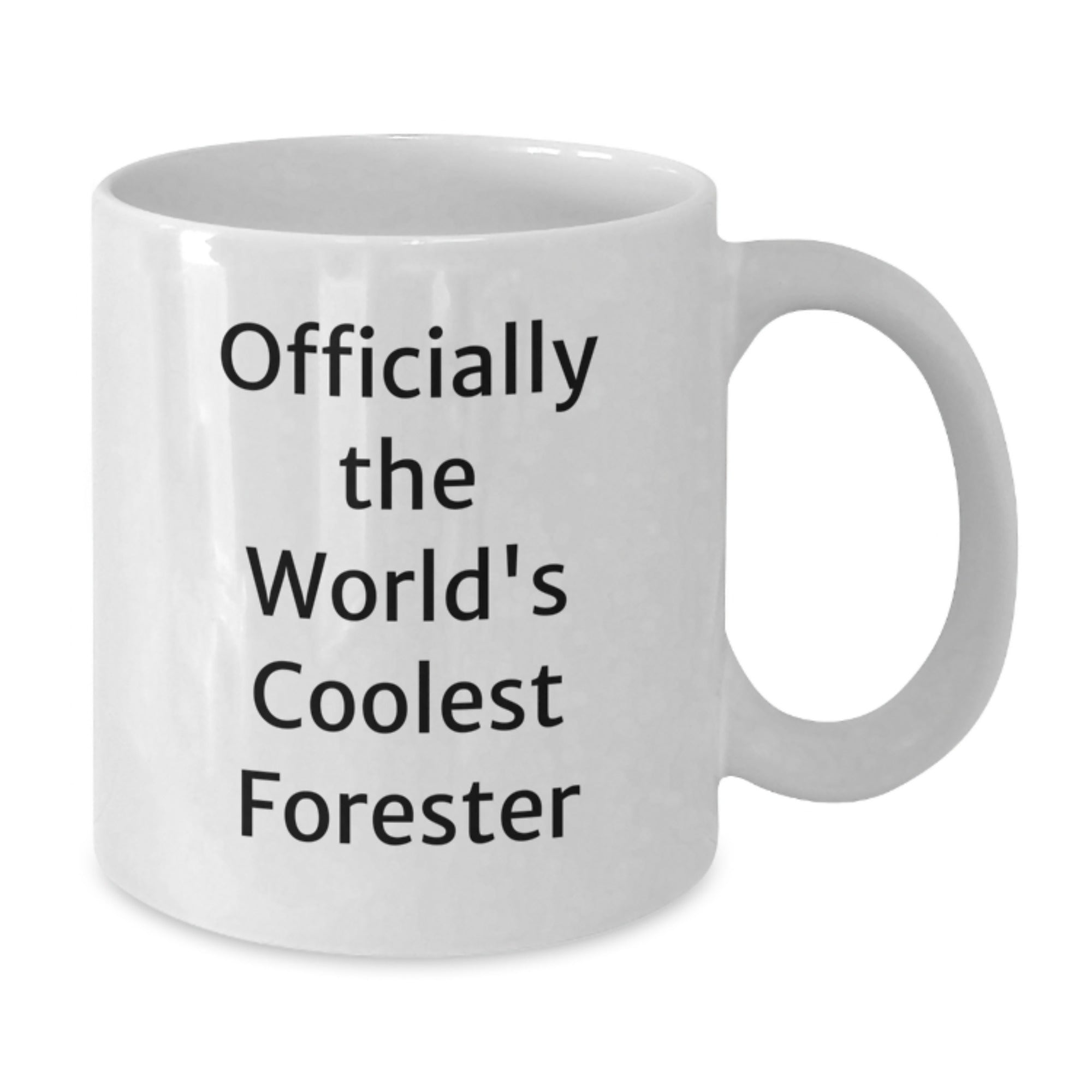 Forester Enthusiast Gifts from Friends Unique Christmas Unique Gifts White Coffee Mug Officially The World's Coolest Forester - Additional