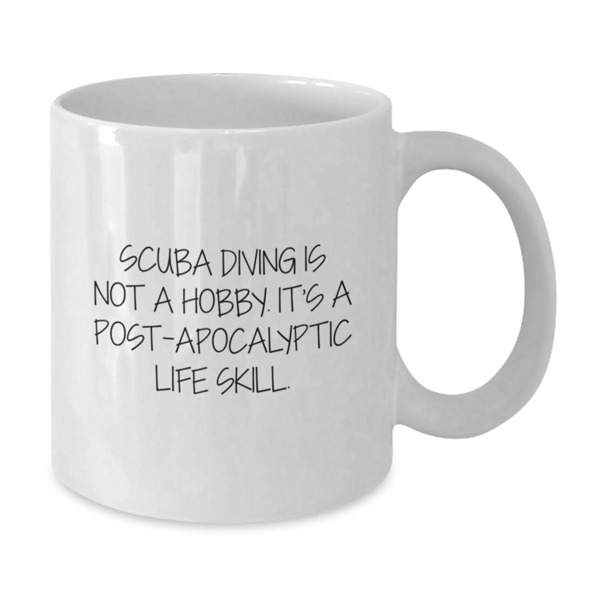 Scuba Diving Enthusiasts Gifts from Family and Friends - Funny White Coffee Mug for Scuba Diving Men and Women on Christmas Unique Gifts - Additional