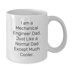 Funny Mechanical Engineer Dad Gifts for Him, Mechanical Engineer White Coffee Mug with 11oz or 15oz Capacity, Gifts from Men to Son or Friends, Unique Graduation Gifts - Additional