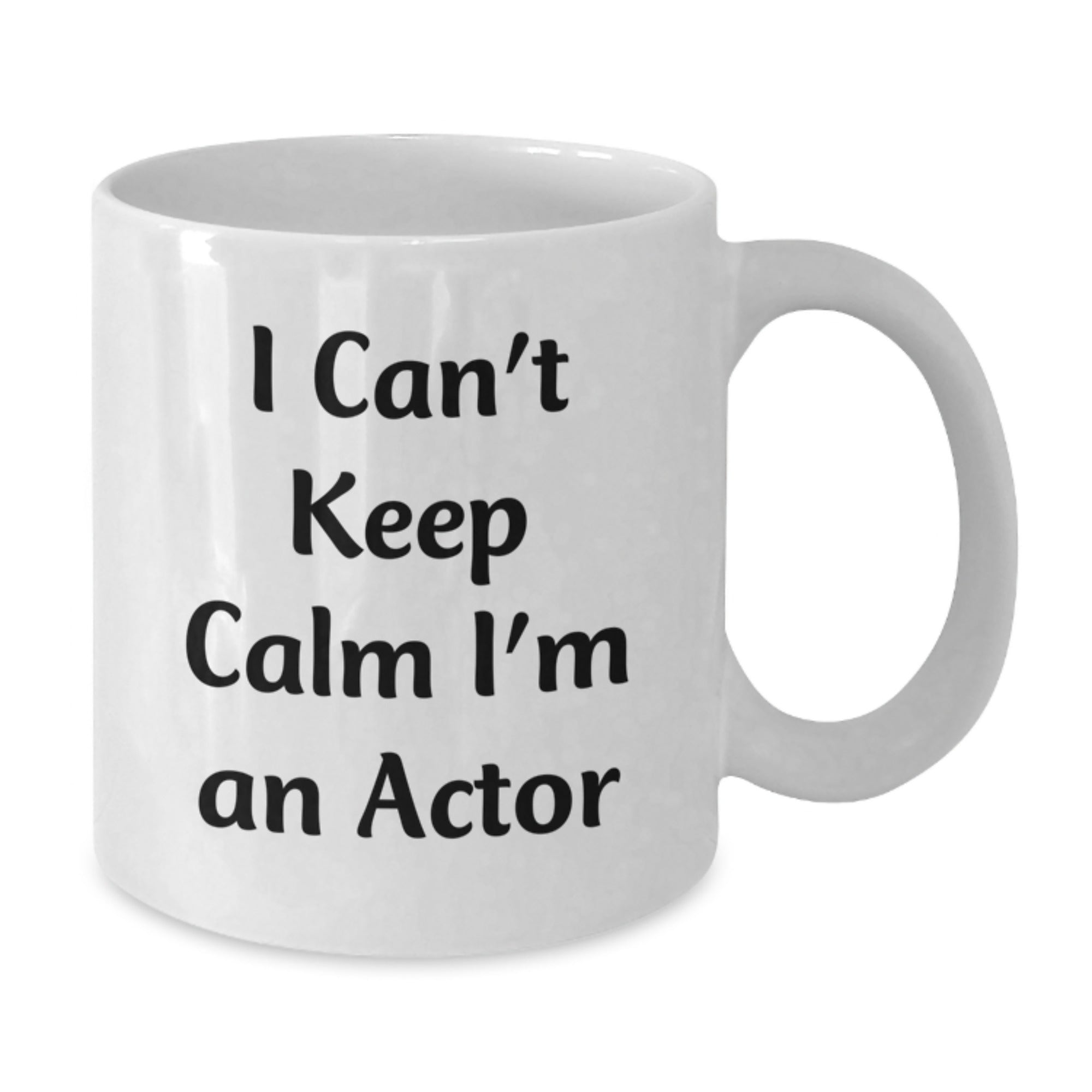 Funny Actor Gifts, Unique White Coffee Mug for Actor Friends and Family, 'I Can't Keep Calm I'm An Actor' Christmas Unique Gifts from Men to Actor, Actor White Coffee Mugs - Additional