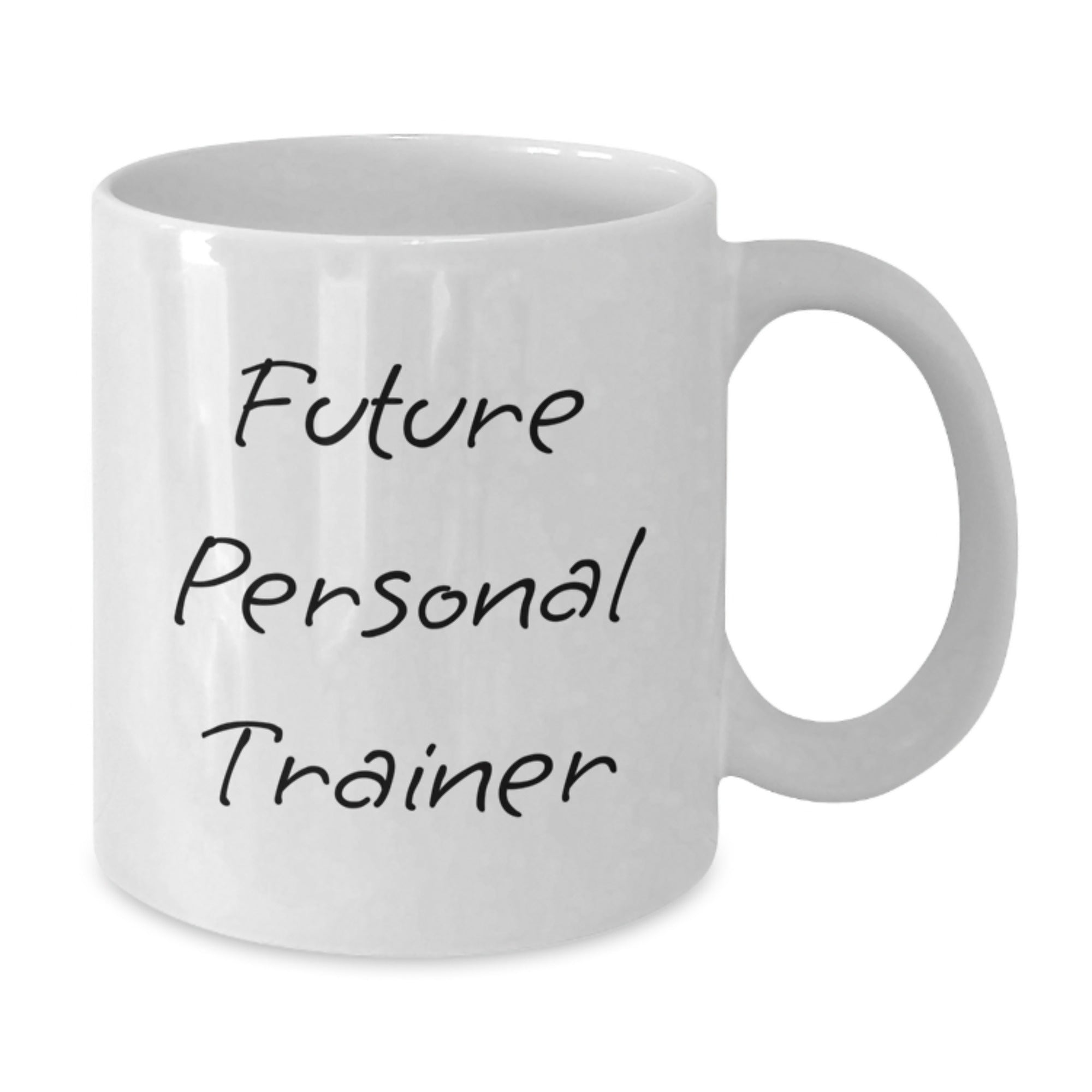 Funny Future Personal Trainer Gift for Men Christmas Unique White Coffee Mug with Inspirational Quote 'May Your Brew be Stronger than Your Workout' - Additional