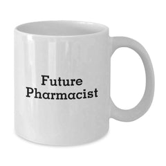Funny Future Pharmacist Christmas Unique Gifts from Family for Men White Coffee Mug - Additional