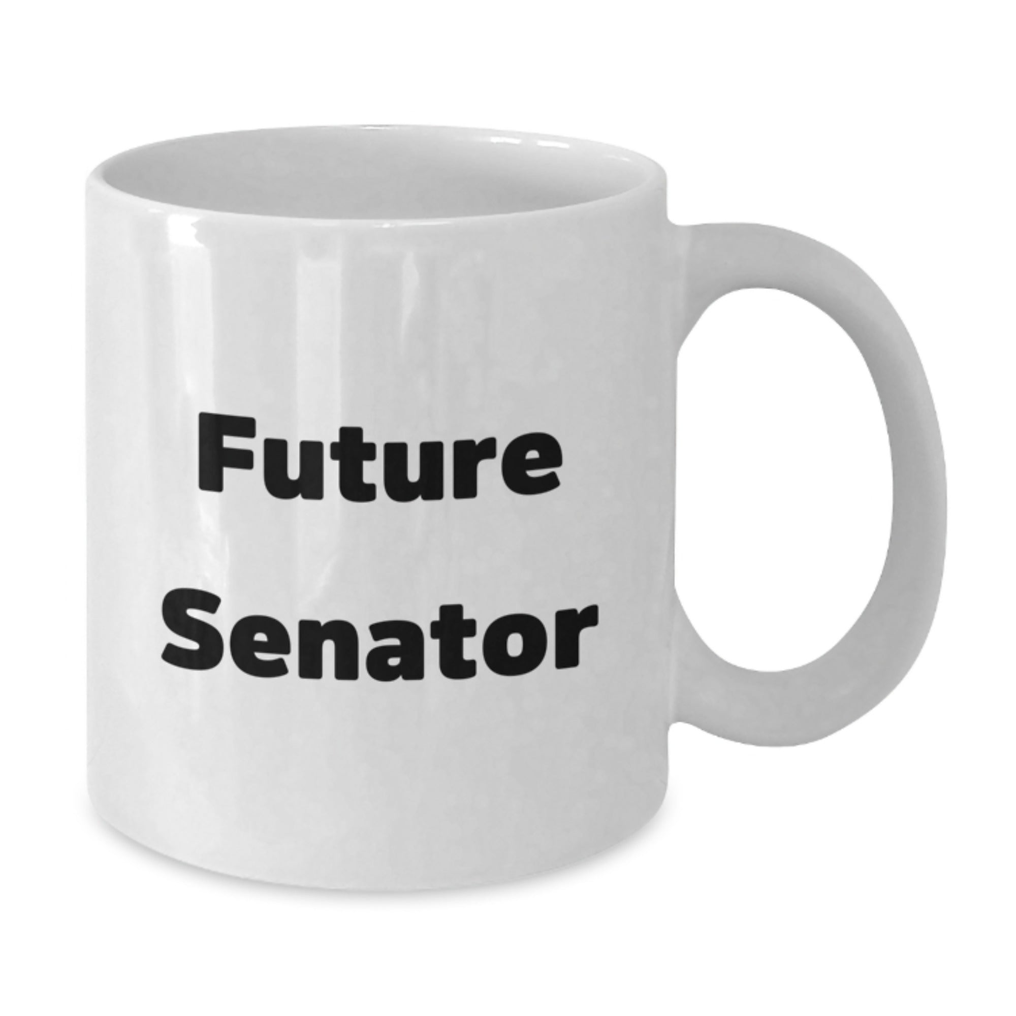 Senator Funny Quote White Coffee Mug, Gifts for Future Senator, Graduation Unique Gifts from Friends, Family, or Coworkers - Additional