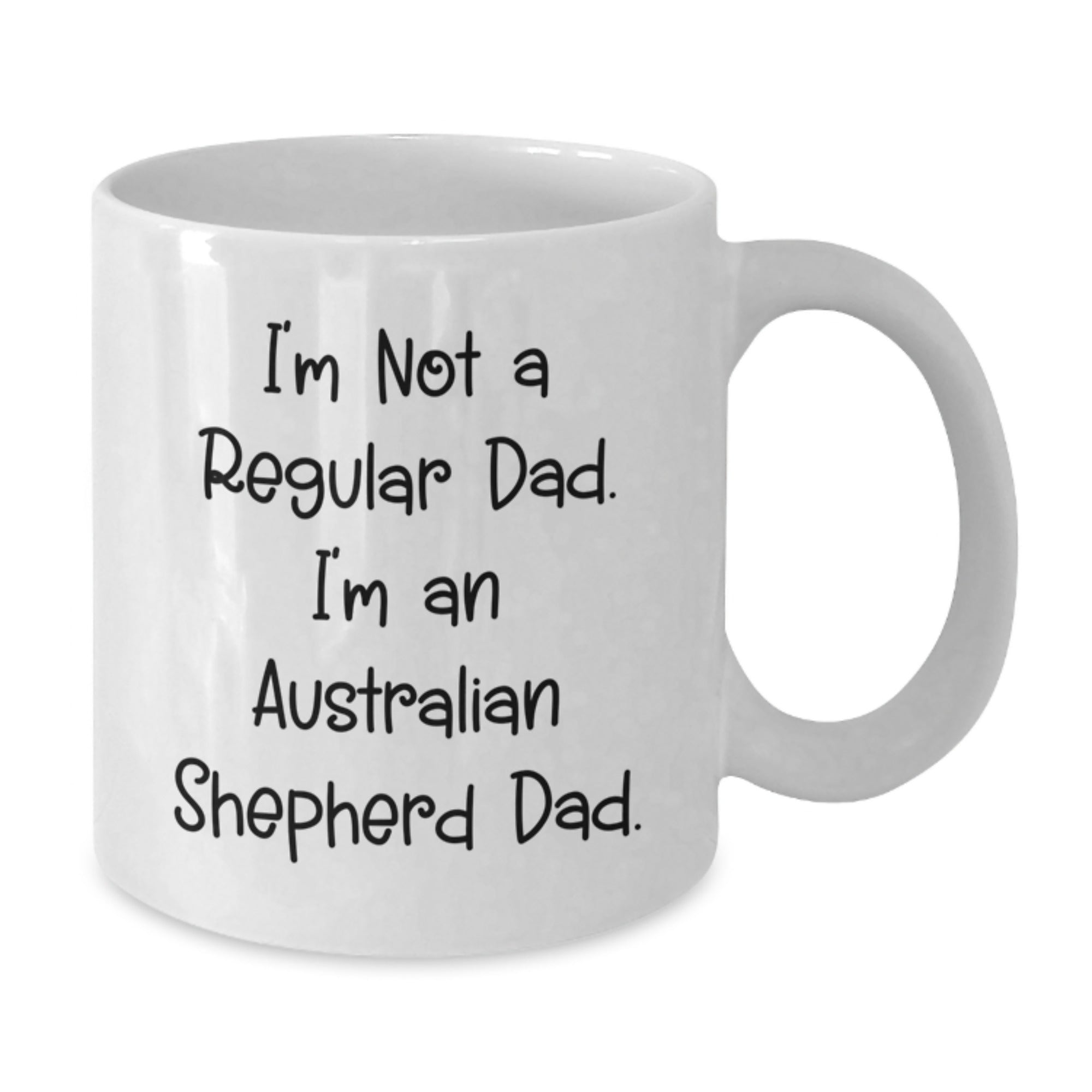 Funny Australian Shepherd Dog Dad Gifts from Men for Australian Shepherd Dog Christmas Unique Mug - Additional
