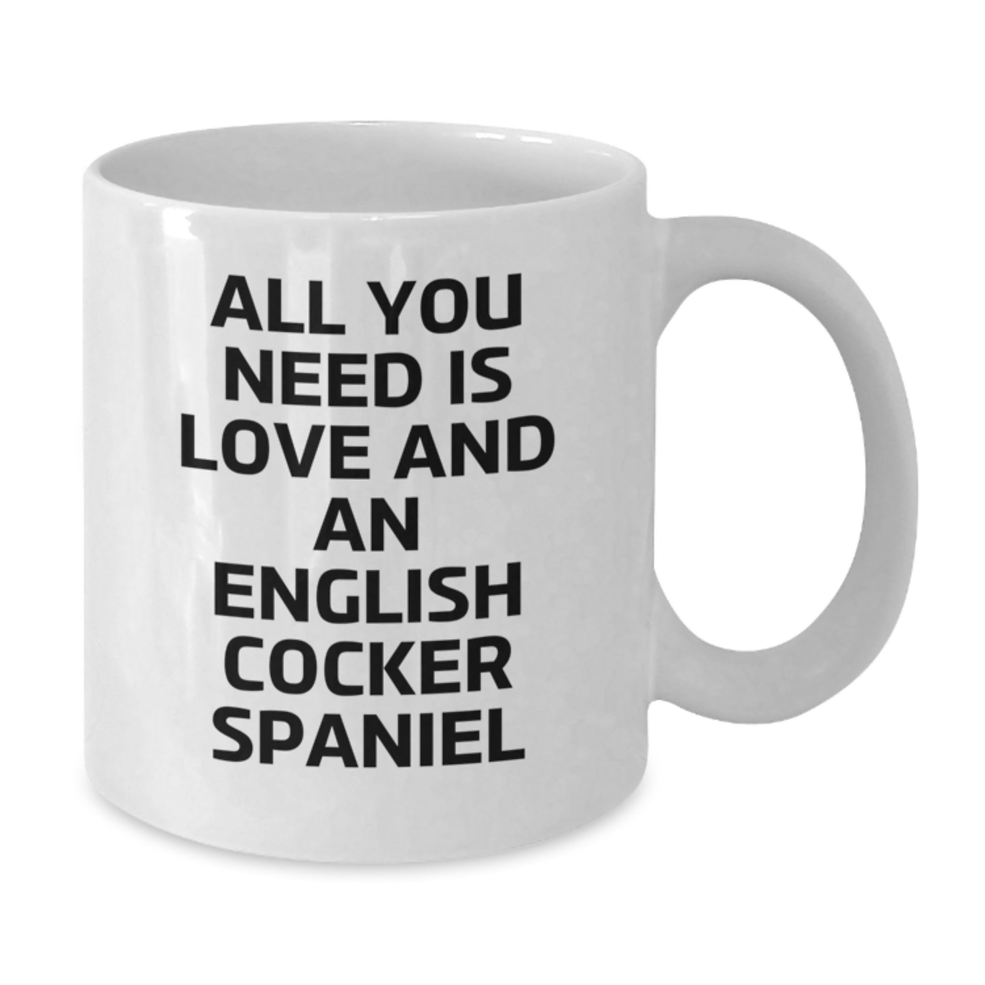 English Cocker Spaniel Dog Love Funny White Coffee Mug Gifts from Family, Gifts for English Cocker Spaniel Dog Lovers, Birthday Unique Presents - Additional