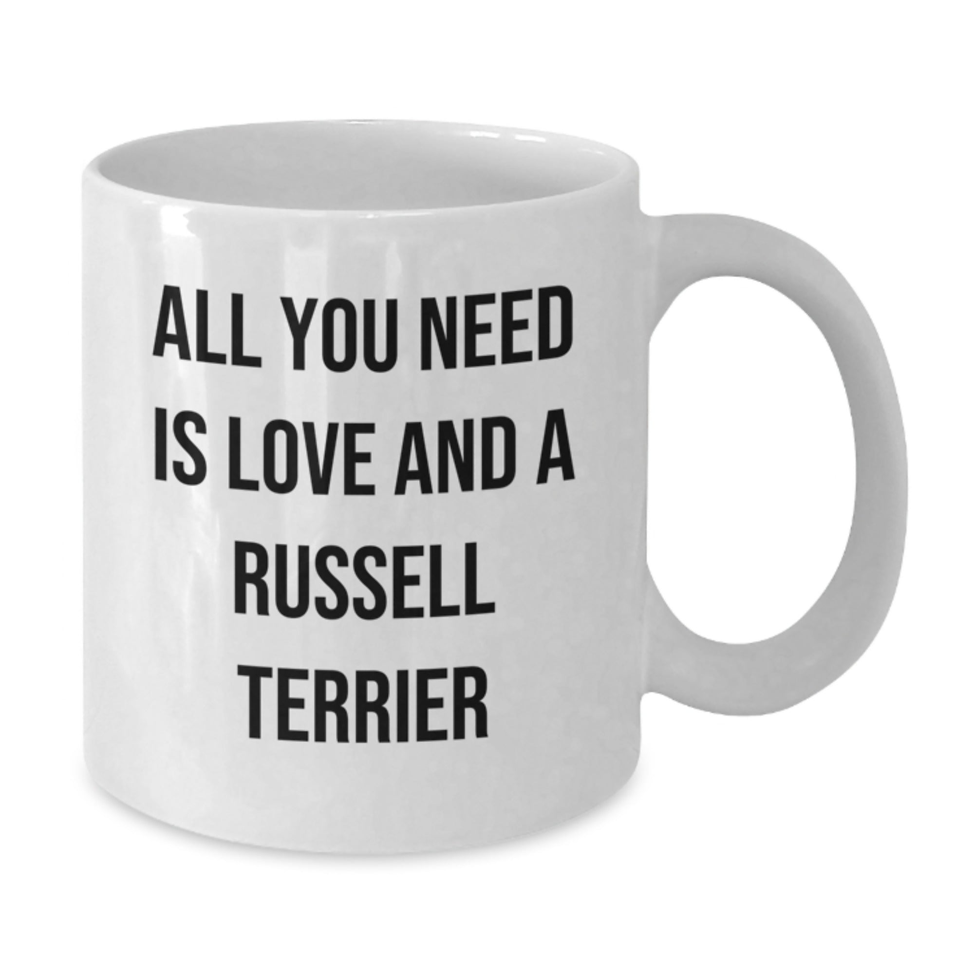 Funny Russell Terrier Dog White Coffee Mug Gifts from Friends for Russell Terrier Dog Lover, Birthday Unique Gifts, Russell Terrier Dog Inspiration - Additional