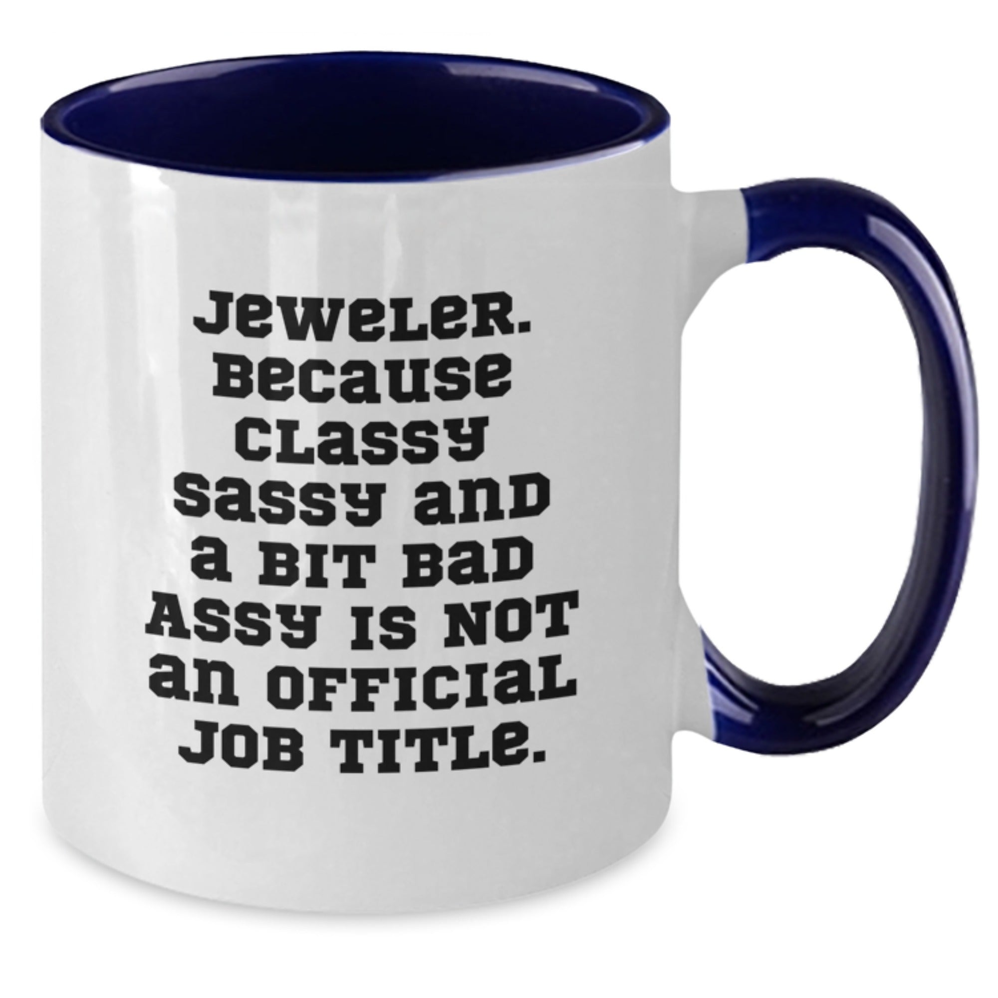 Funny Jeweler Gifts from Friends for Men and Women Two Tone Coffee Mugs, Christmas Unique Ideas - Additional