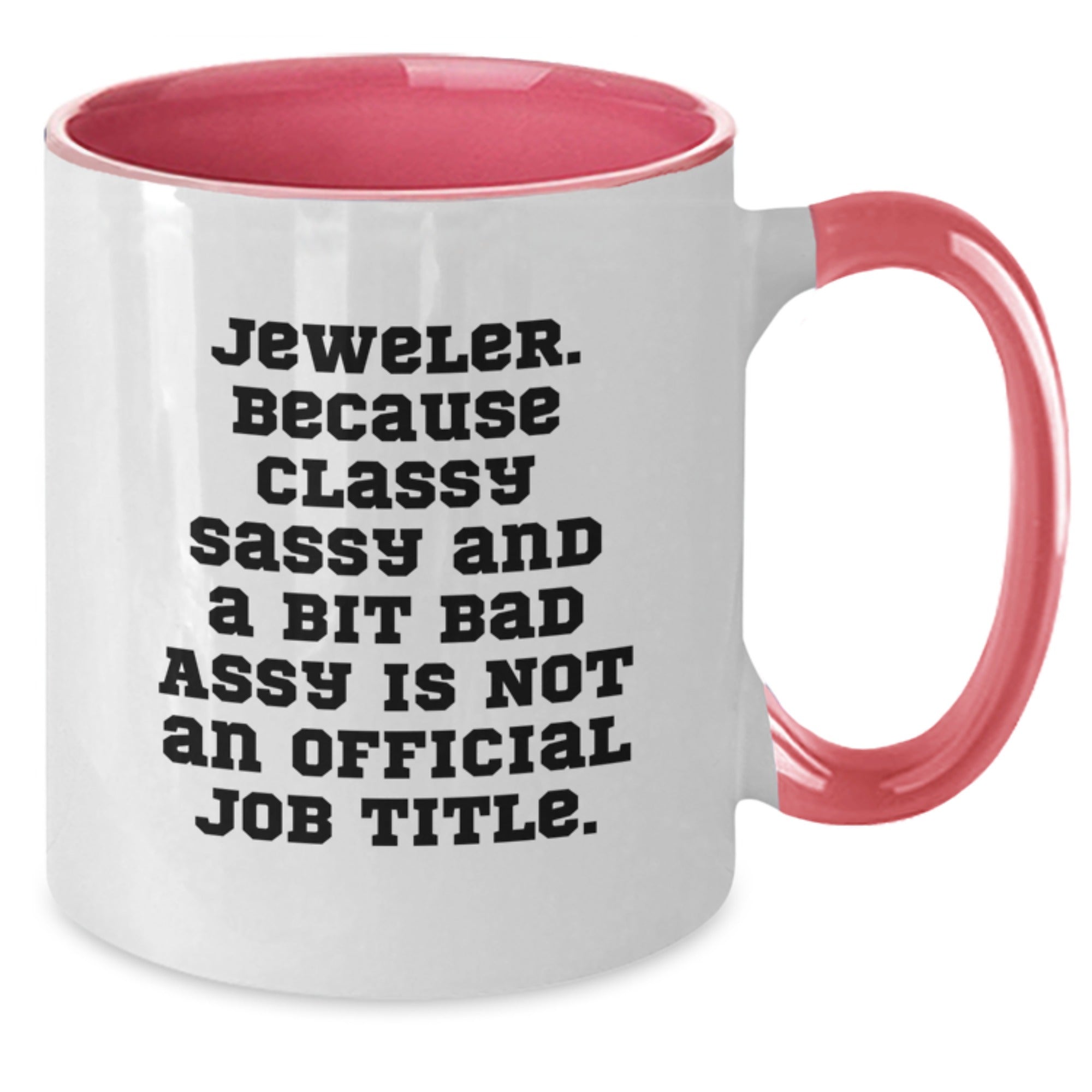 Funny Jeweler Gifts from Friends for Men and Women Two Tone Coffee Mugs, Christmas Unique Ideas - Additional