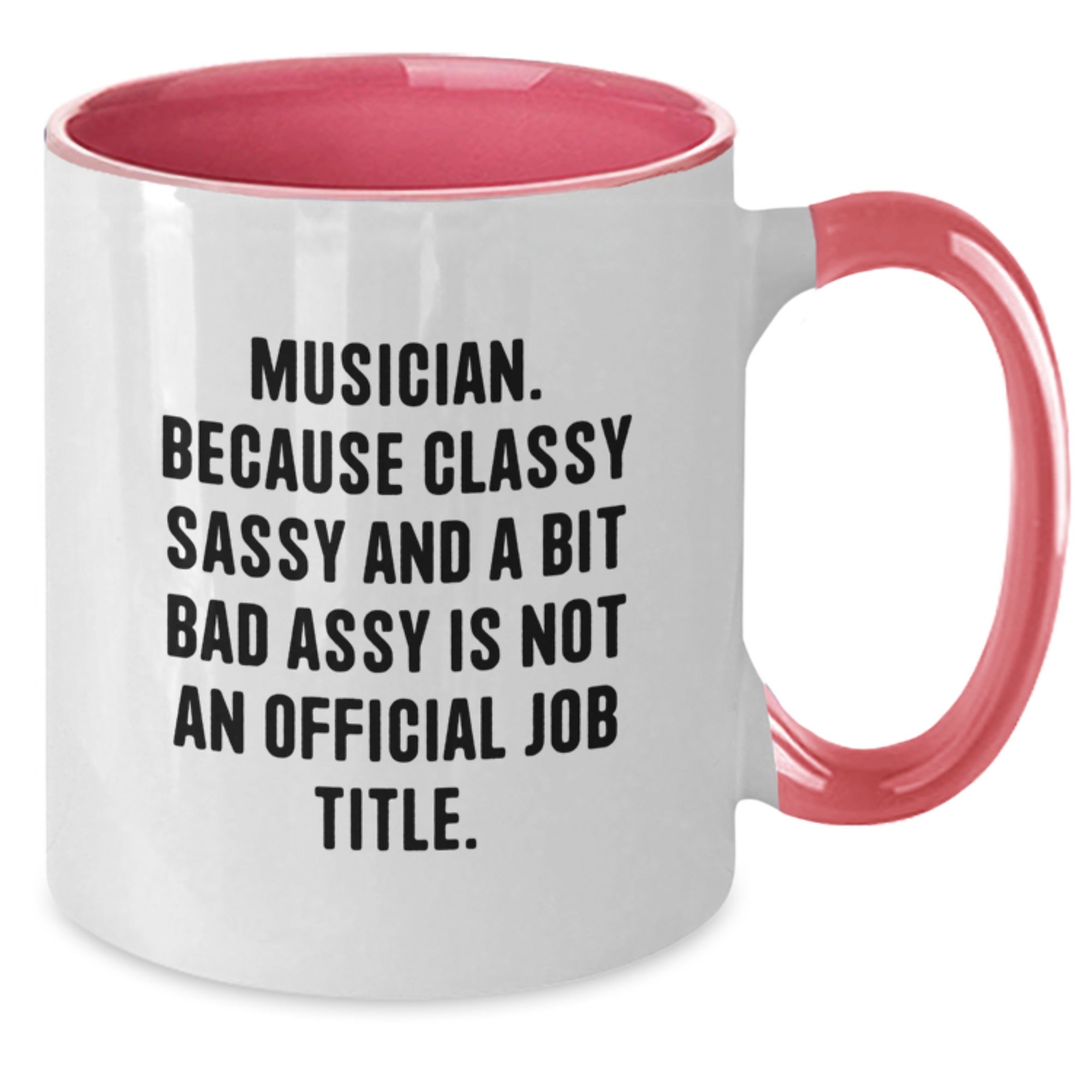 Funny Musician Gifts from Friends for Men Women Christmas Unique Presents Two Tone Coffee Mug - Additional