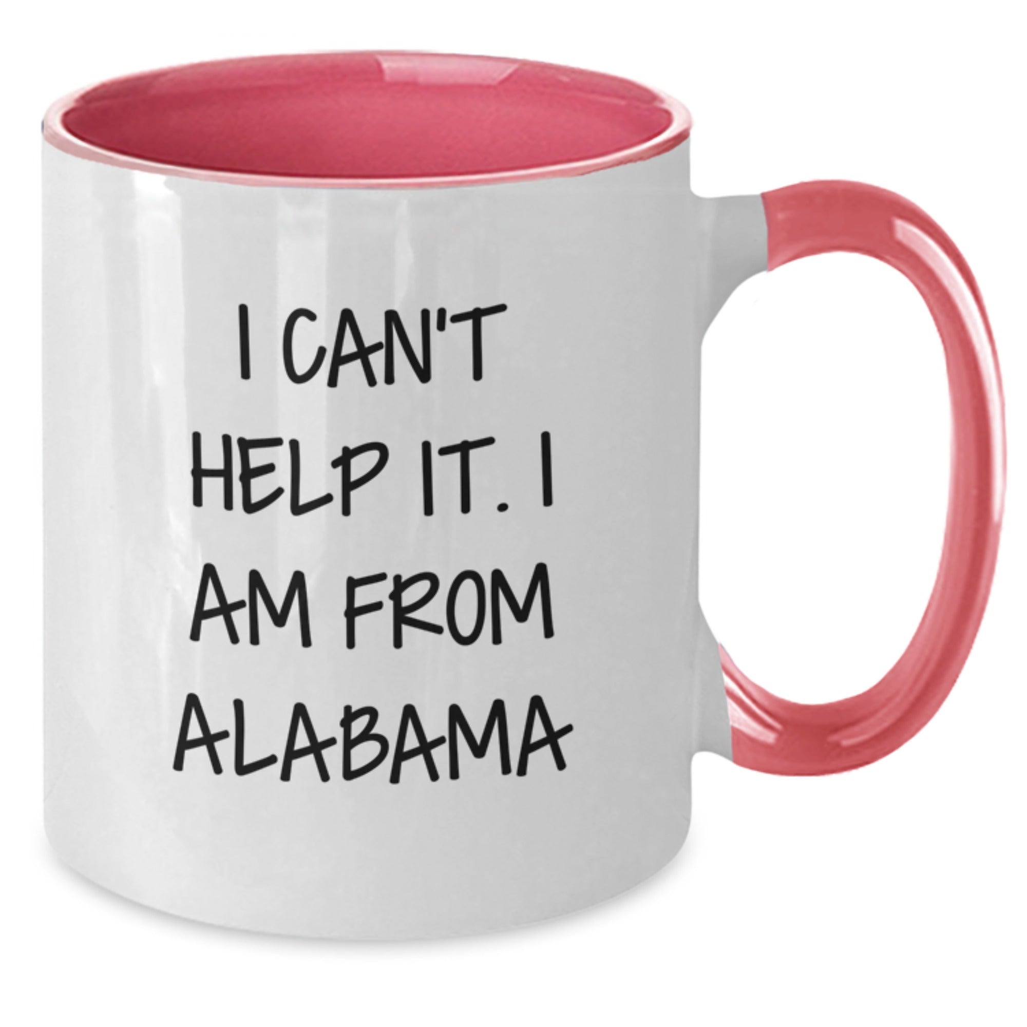 Funny Alabama Gifts from Friends and Family - I'm from Alabama Two Tone Coffee Mugs Christmas Unique - Additional