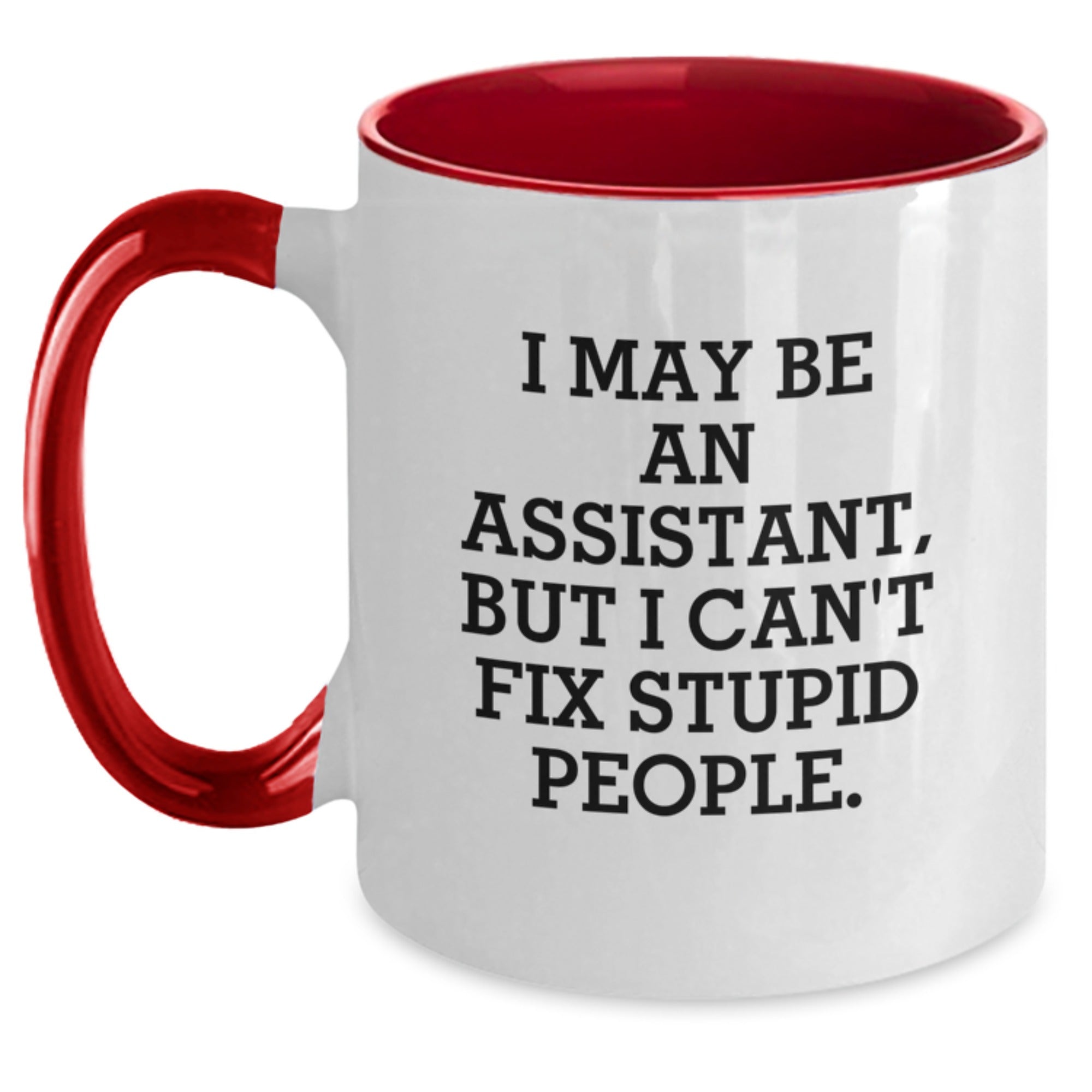 Funny Assistant Gifts from Friends and Family, Christmas Unique Mugs for Men and Women, 'I May Be An Assistant' - Main