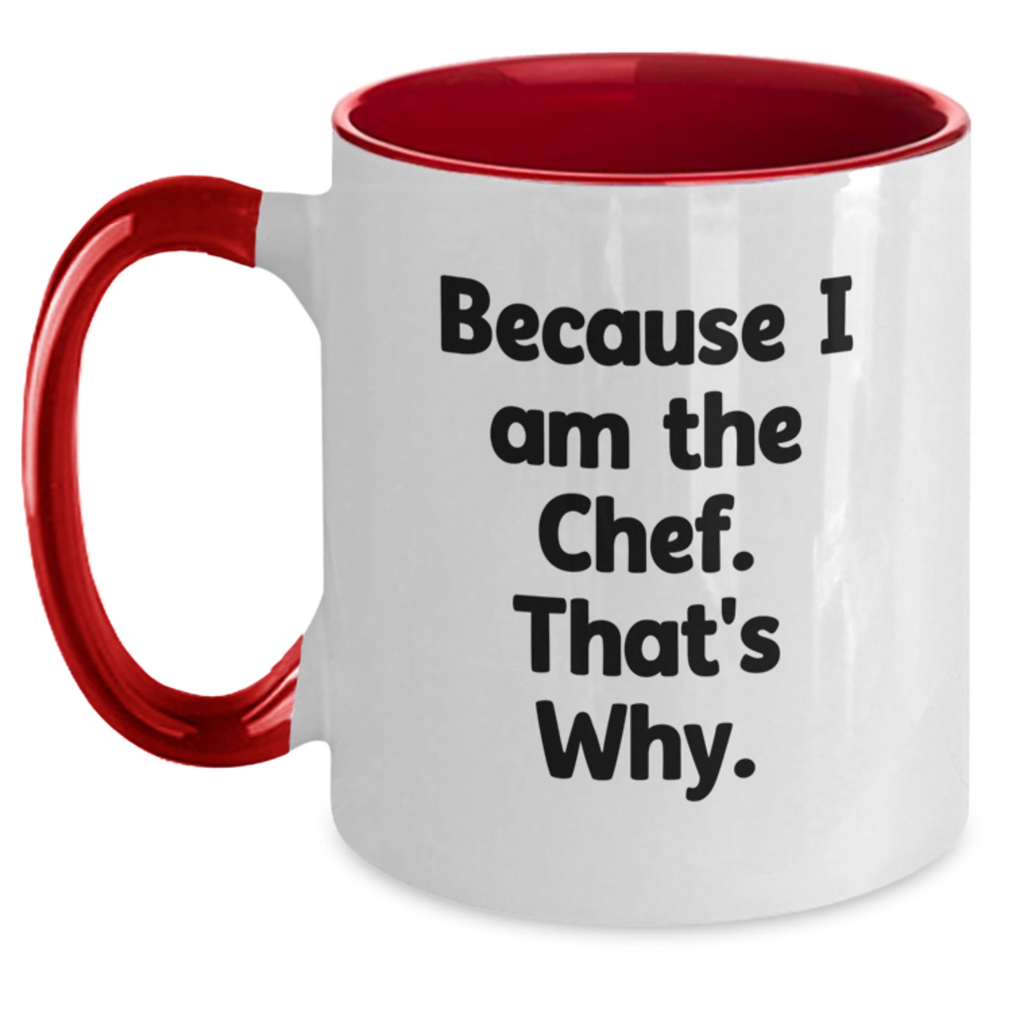 Funny Chef Quotes Two Tone Coffee Mugs Gifts from Friends Birthday Unique Presents - Main