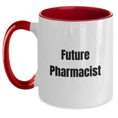 Gifts from Friends for Future Pharmacist Inspirational Two Tone Coffee Mug - Christmas Unique Gifts - Main