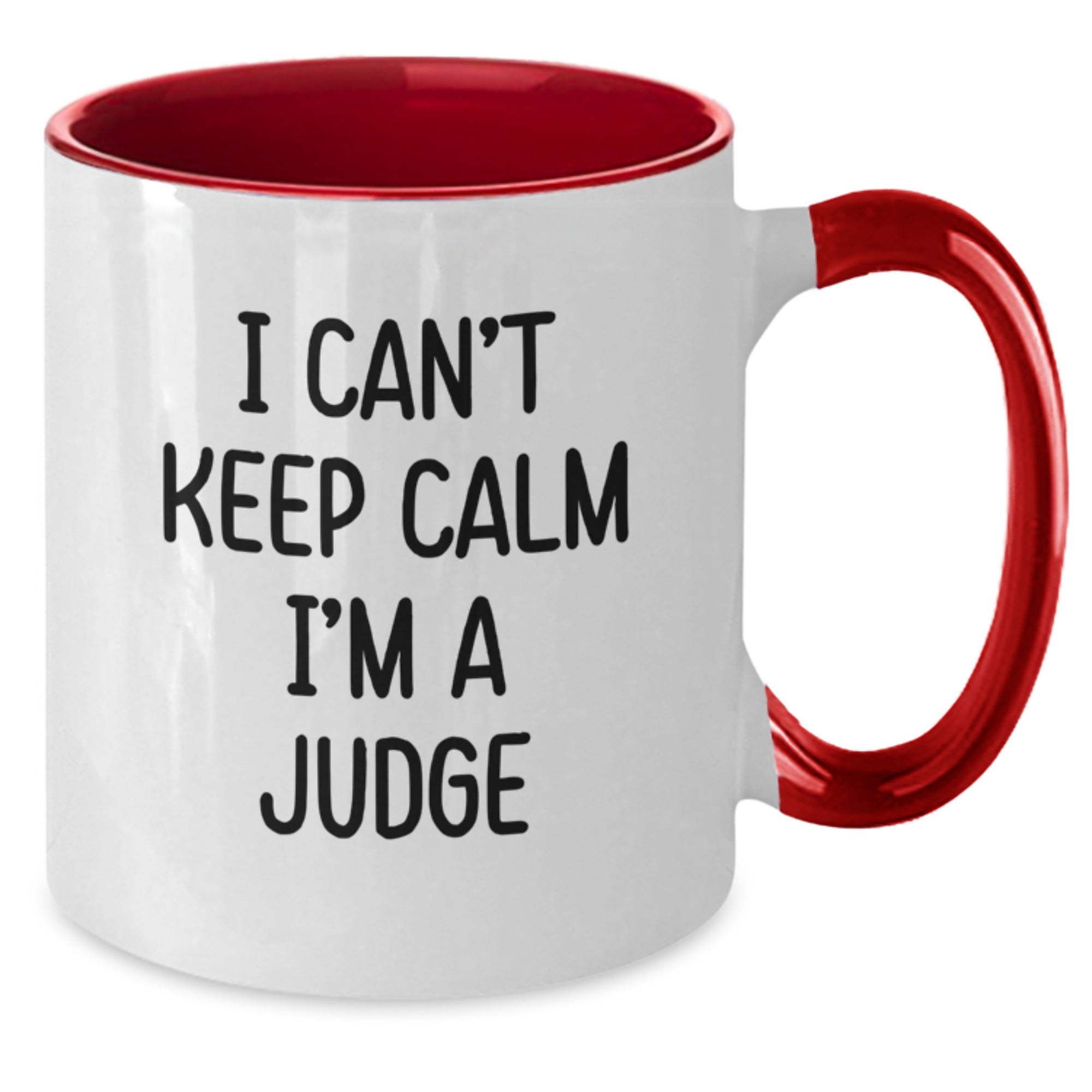 Funny Judge Two Tone Coffee Mugs Gifts from Men to Friends for Judge Christmas Unique Presents - Additional