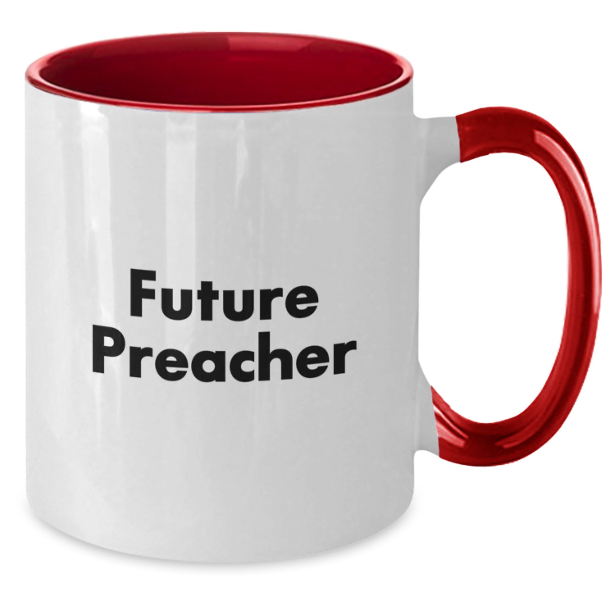 Funny Preacher Gifts from Friends for Future Preacher Graduation Two Tone Coffee Mugs with Inspirational Quote, Preacher Mug, Gifts for Preacher, Preacher Gift - Additional