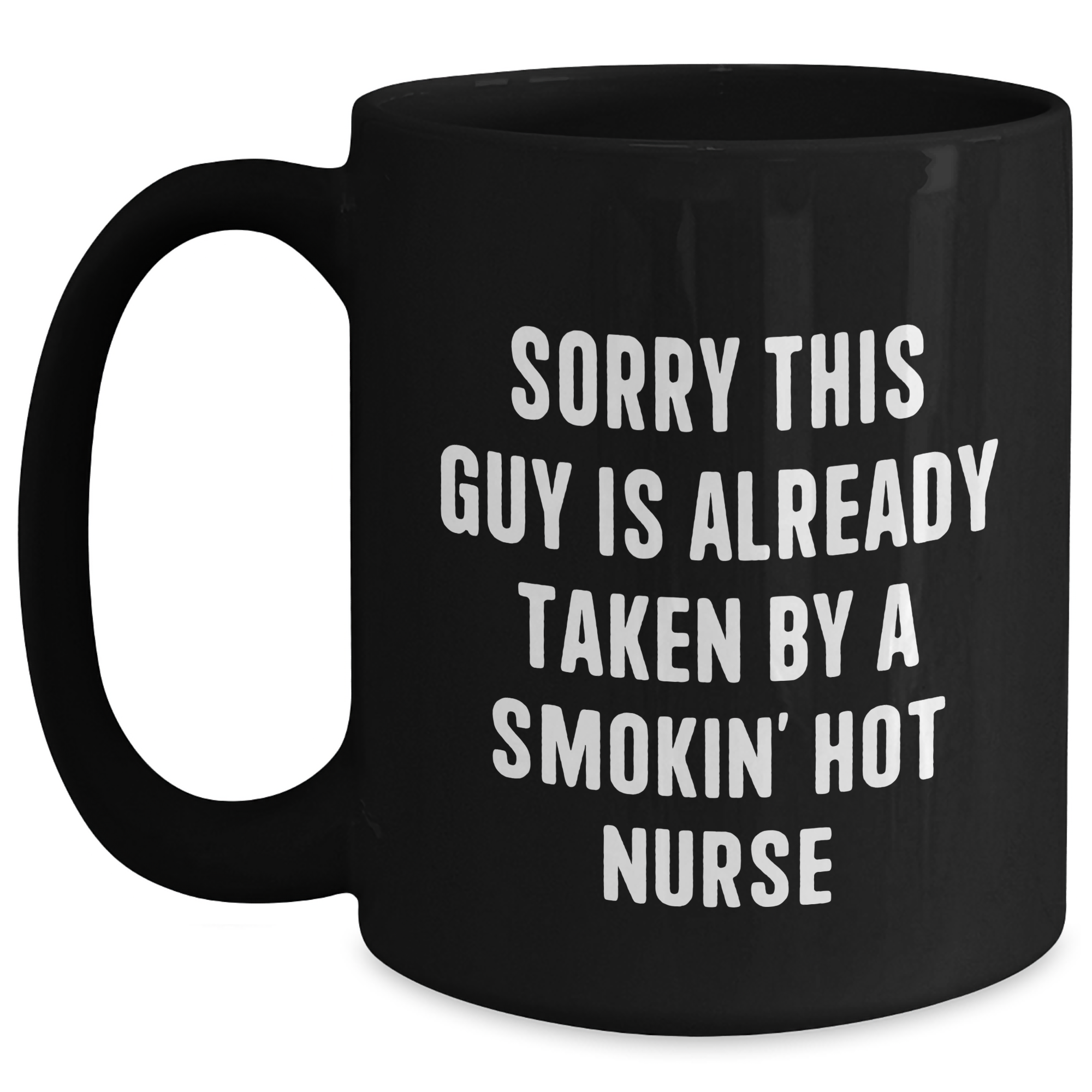 Nurse-Themed Black Coffee Mug, Funny Quote for Men, Gifts from Friends to Coworkers, Unique Father's Day Unique Gifts for Nurses - Main