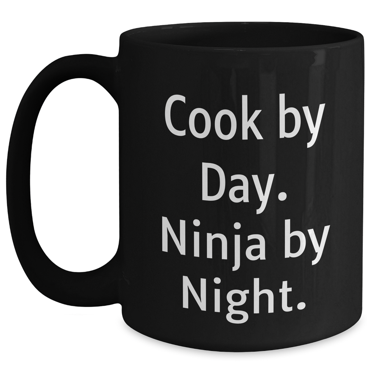 Funny Cook Black Coffee Mugs with Inspirational Quote Gifts from Friends for Cook Graduation Unique Gifts - Main