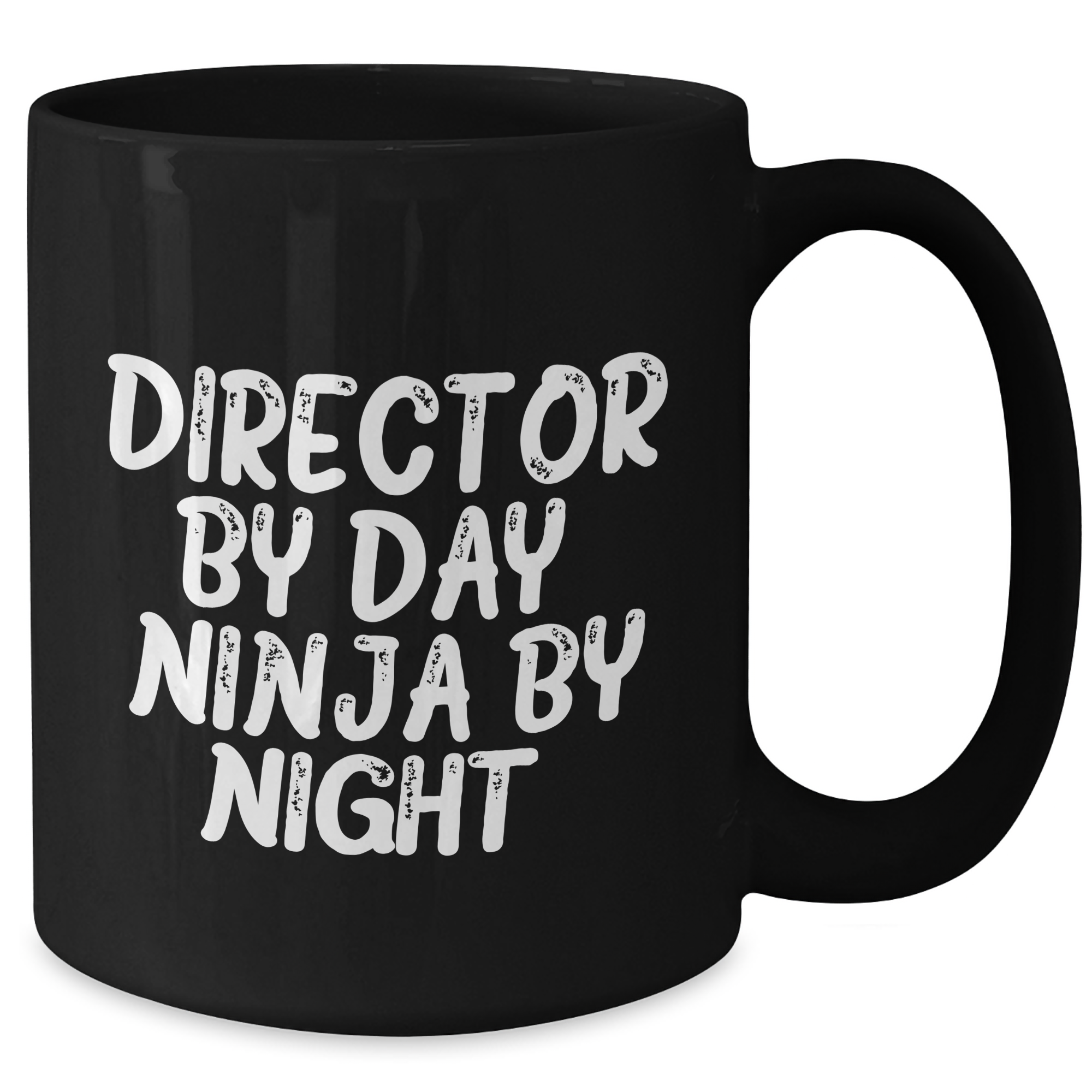 Funny Director Gifts, Director By Day. Ninja By Night. Black Coffee Mug for Father's Day, Gifts from Friends, Gifts for Directors - Additional