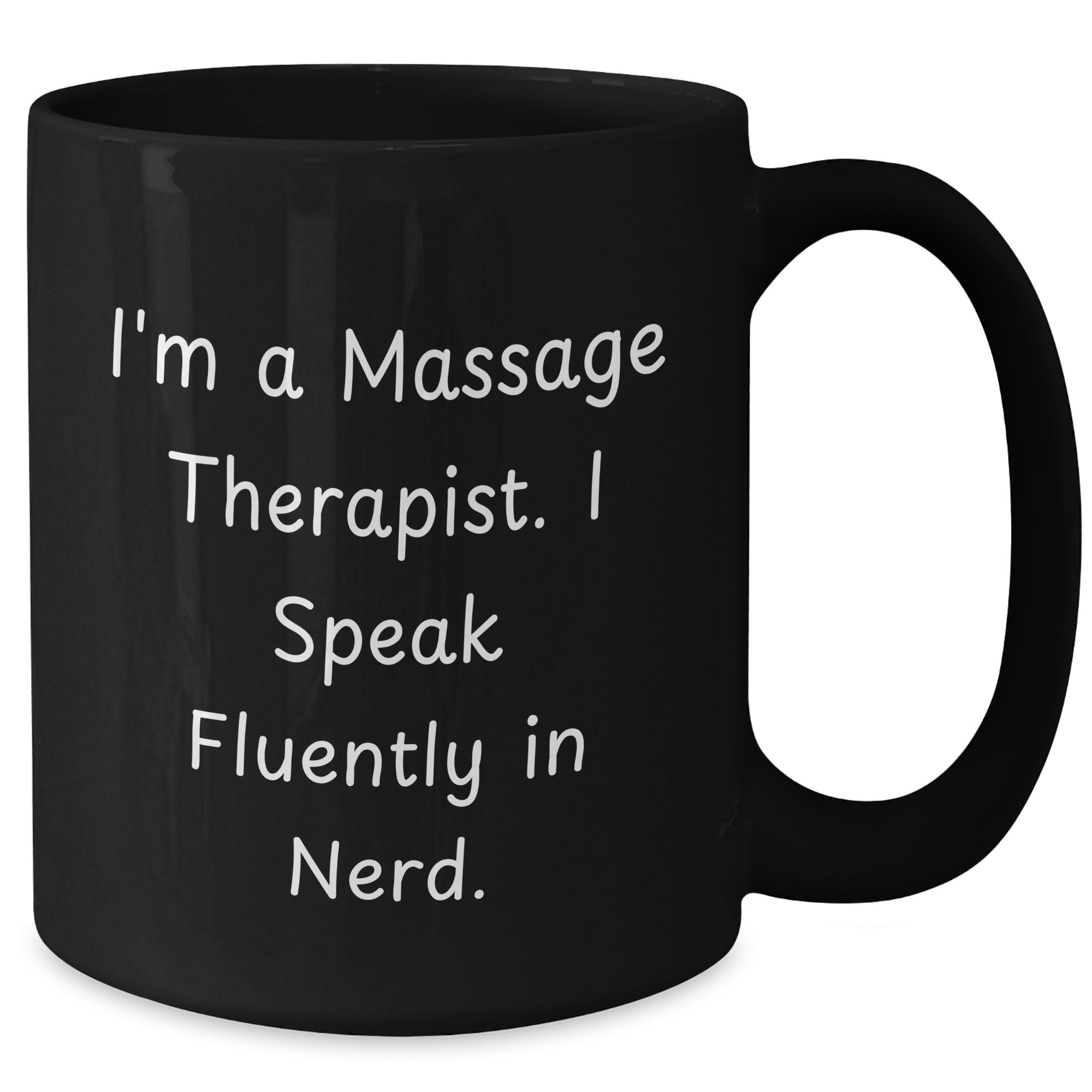 Massage Therapist Gifts, Funny Quote, Black Coffee Mug for Dad's Day - Gifts from Friends, Family, Coworkers, or Men - Additional