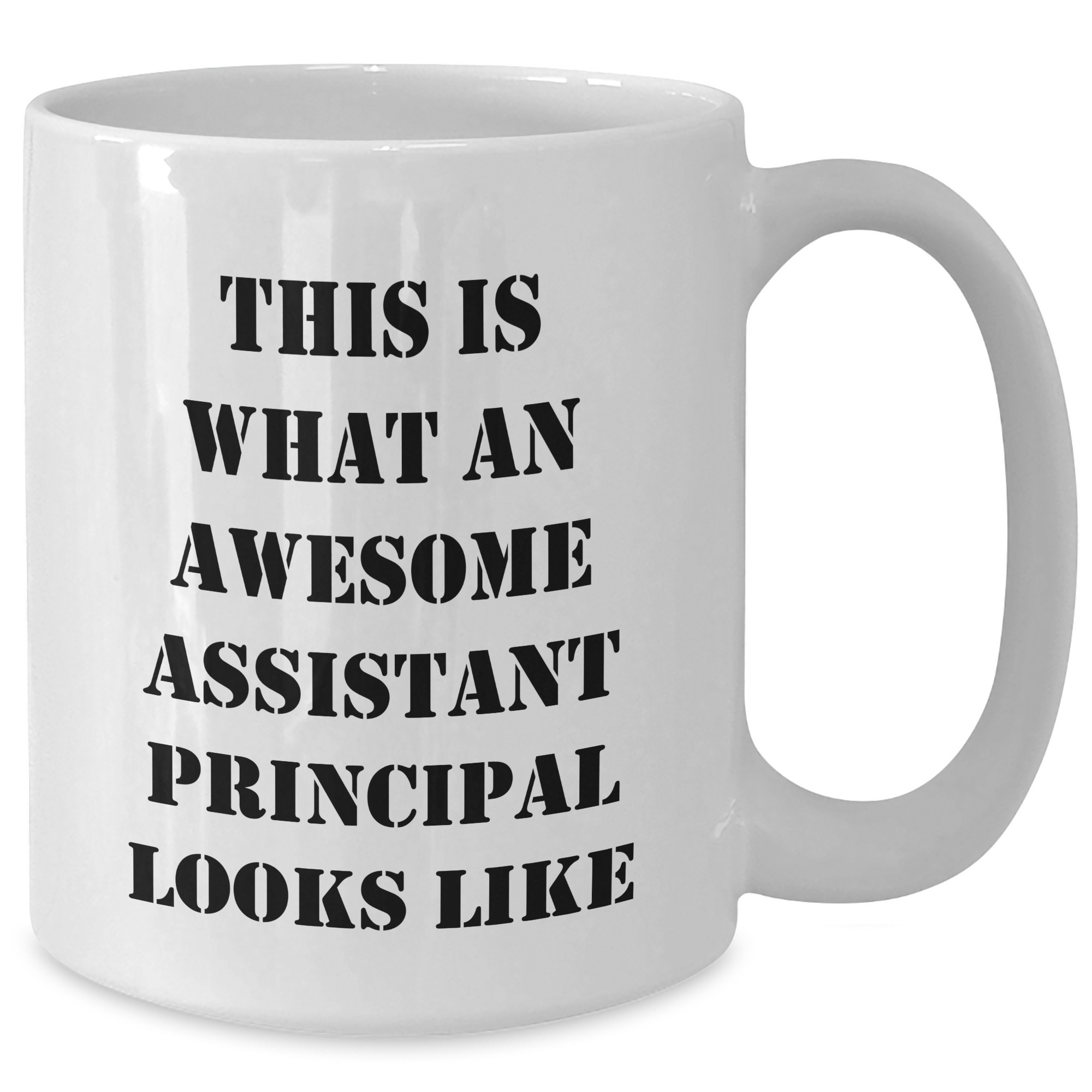 Funny Assistant Principal Gifts, White Coffee Mug for, Gifts from Family or Friends to Assistant Principal for Father's Day - Additional
