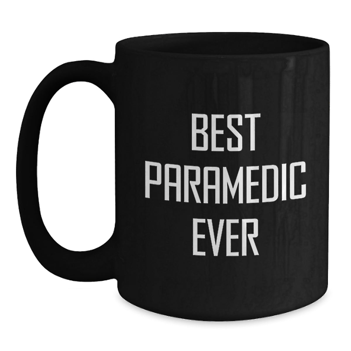 Funny Rescue Worker Gifts from Friends for Birthday, Best Rescue Worker Ever Quote on Black Coffee Mug - Main