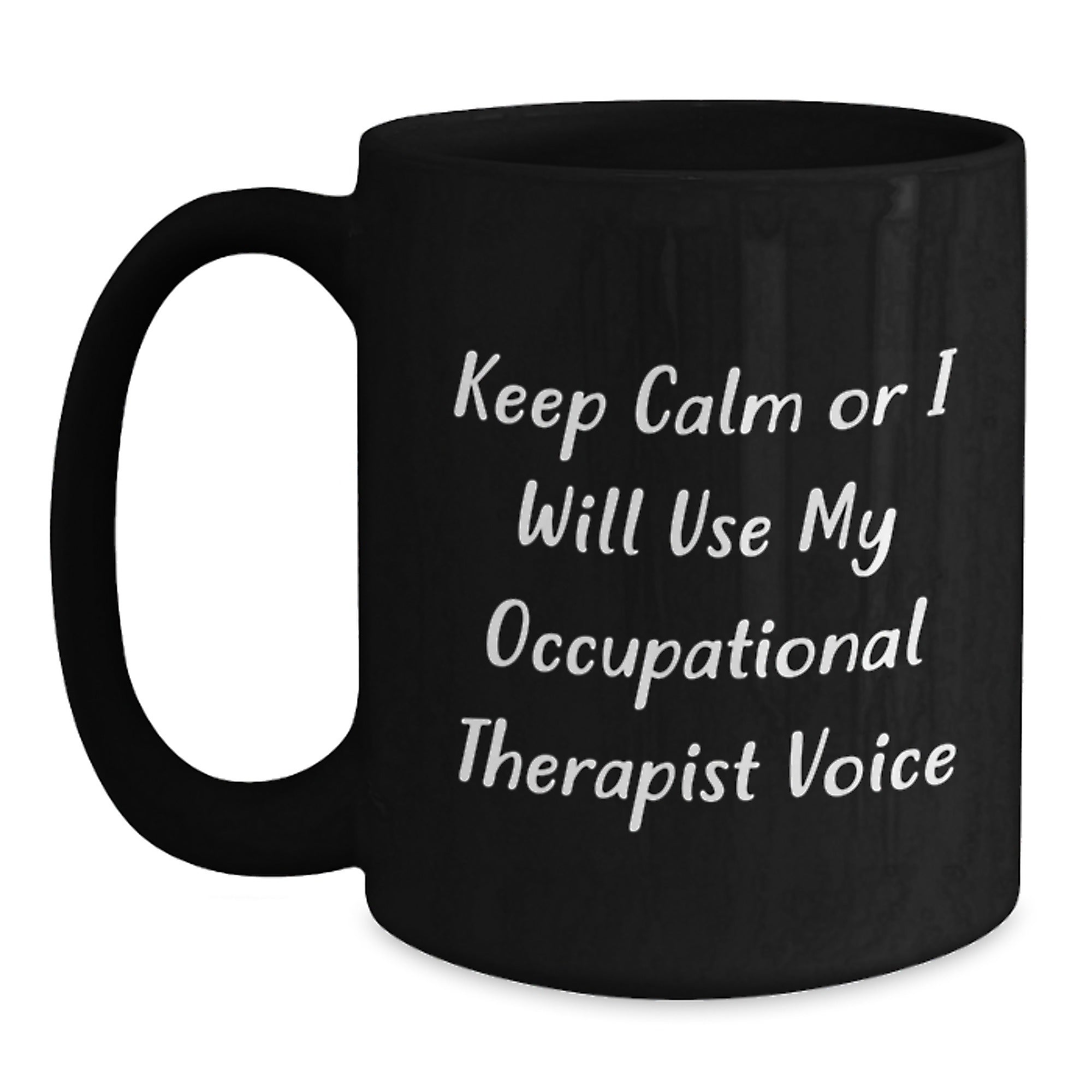 Funny Occupational Therapist Black Coffee Mugs Gifts from Friends for Men and Women Christmas Unique Mugs - Main