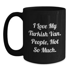 Turkish Van Cat Lovers Funny Coffee Mug Gifts from Friends Family Birthday - Main