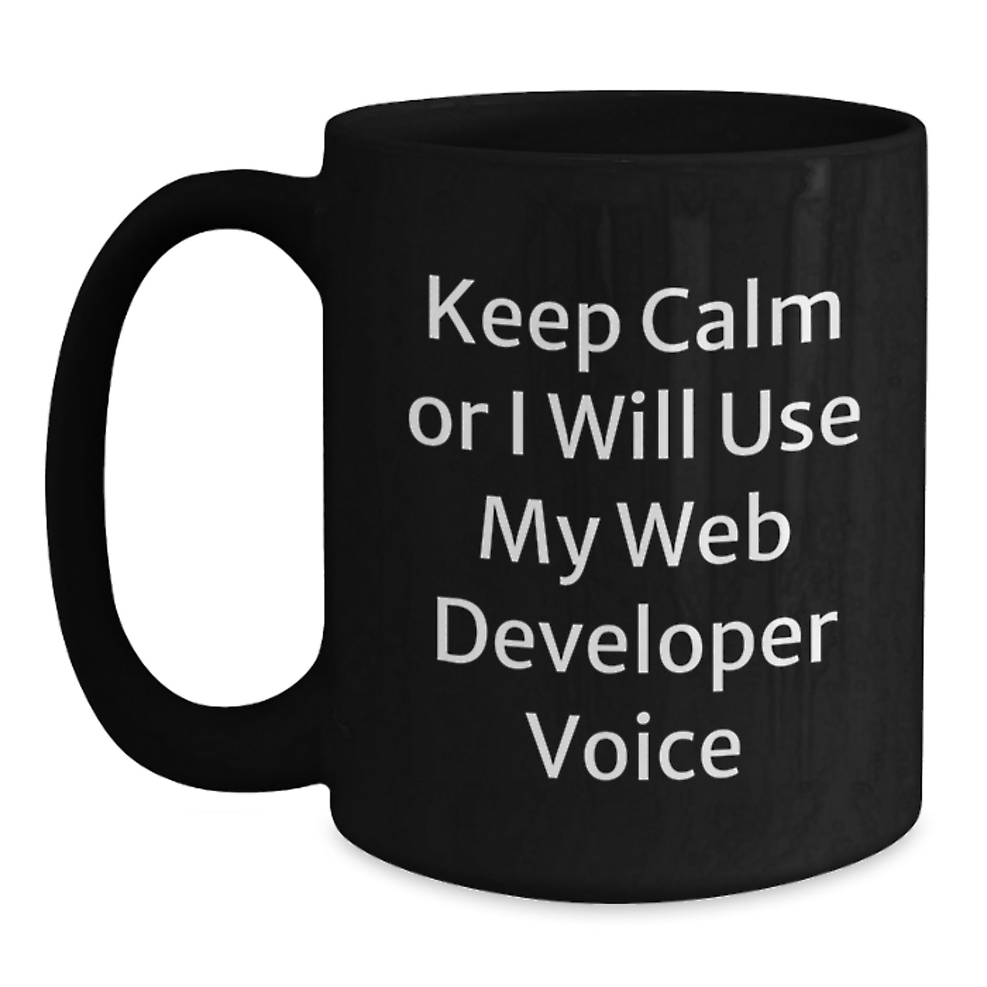Funny Web Developer Gifts from Friends and Family - Keep Calm Mugs for Web Developer Birthday Unique Gifts - Main