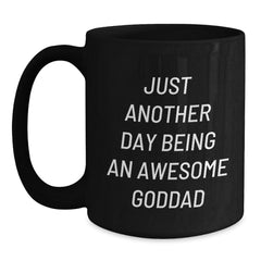Funny Goddad Gifts from Men, for Goddads on Christmas Unique Mugs - Main