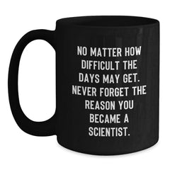 Funny Scientist Gifts for Him from Friends, Christmas Unique Mugs for Scientist, Inspirational Coffee Mug - Main