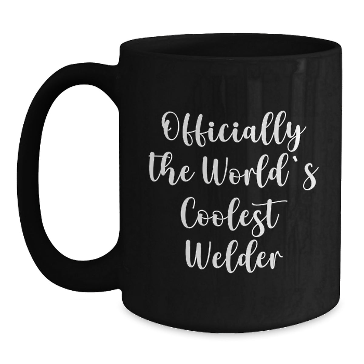 Funny Welder Gifts for Graduation, Officially The World's Coolest Welder Black Coffee Mug, Gifts from Men to Friends, Unique Graduation Unique Gifts - Main