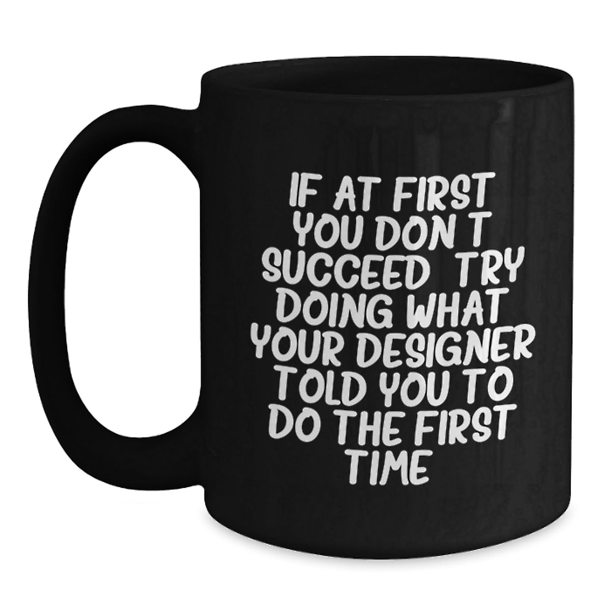 Designer Gifts from Friends, Inspirational Quote Funny Graduation Unique Gifts for Men Women, Black Coffee Mug - Main
