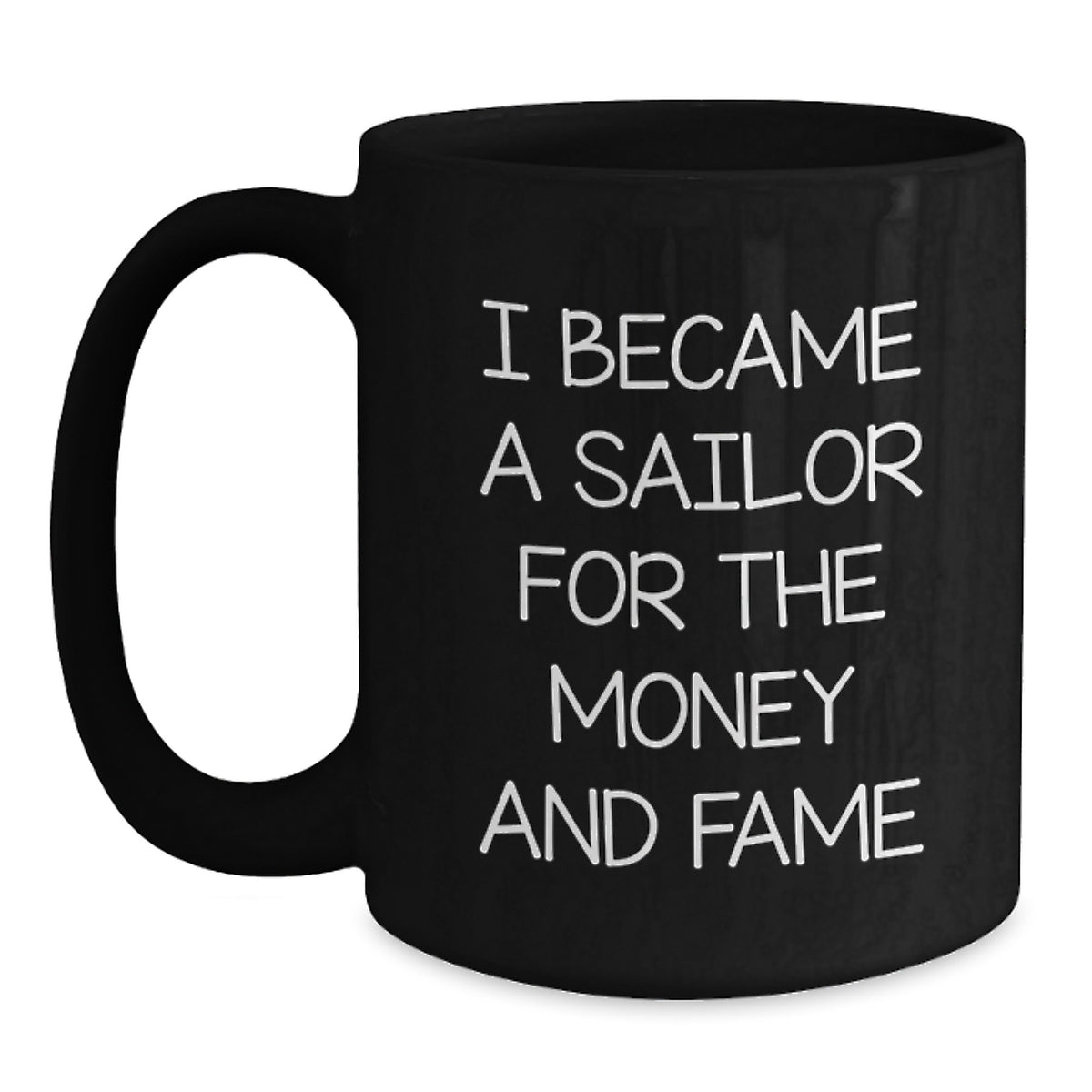 Sailor Gifts Funny Black Coffee Mugs for Men from Friends, Perfect Unique Graduation Gifts for Sailor Enthusiasts - Main