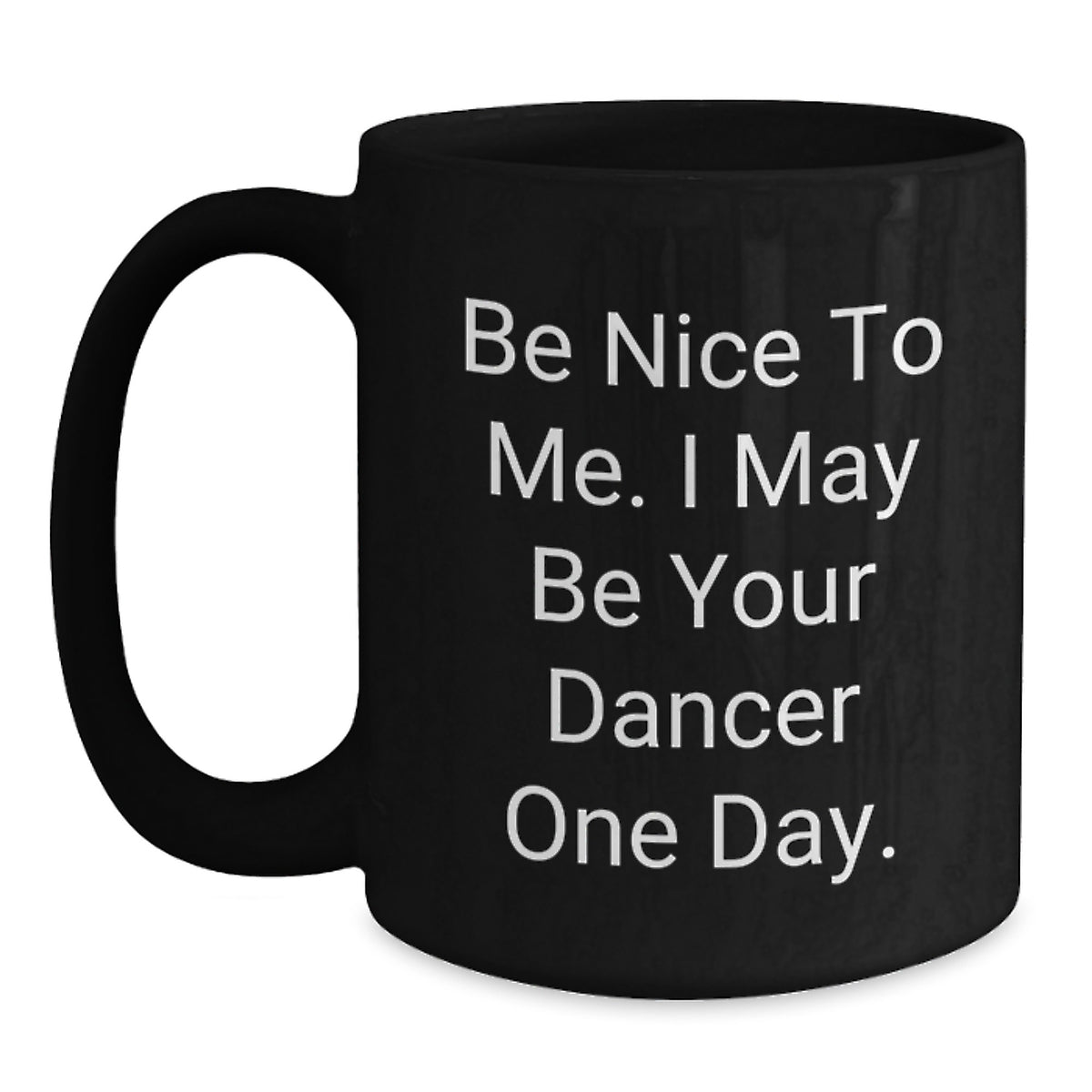 Funny Dancer Black Coffee Mug Gifts from Family for Friends and Coworkers This Christmas Unique - Main