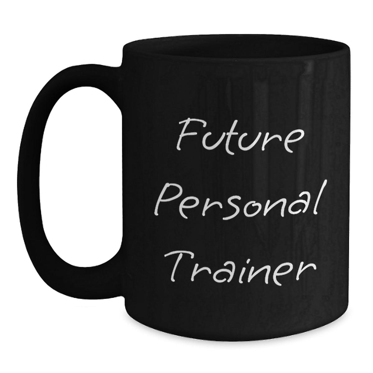 Funny 'Future Personal Trainer' Black Coffee Mug Gifts for Men from Family - Main