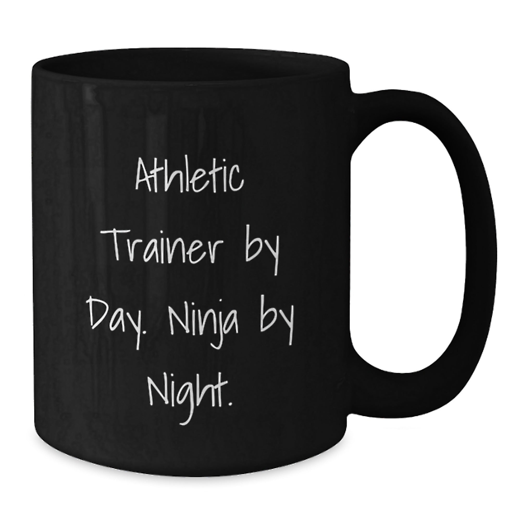 Inspirational Athletic Trainer Gifts, Funny Quote Black Coffee Mug, Graduation Unique Gifts from Friends, Family, Coworkers - Additional