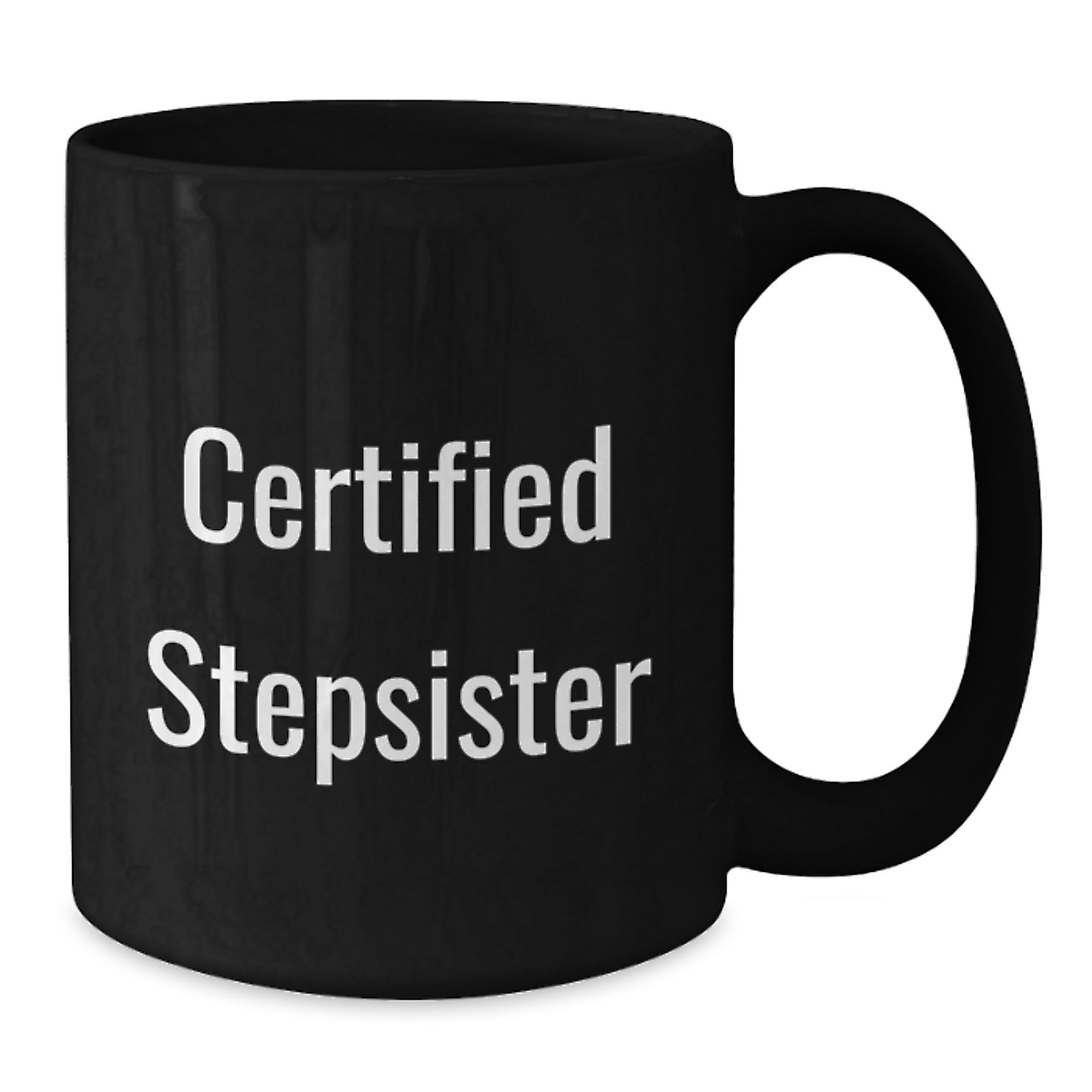 Funny Certified Stepsister Gifts for Graduation, Black Coffee Mug from Men, 'You're a-maize-ing' Quote, Microwave and Dishwasher Safe - Additional