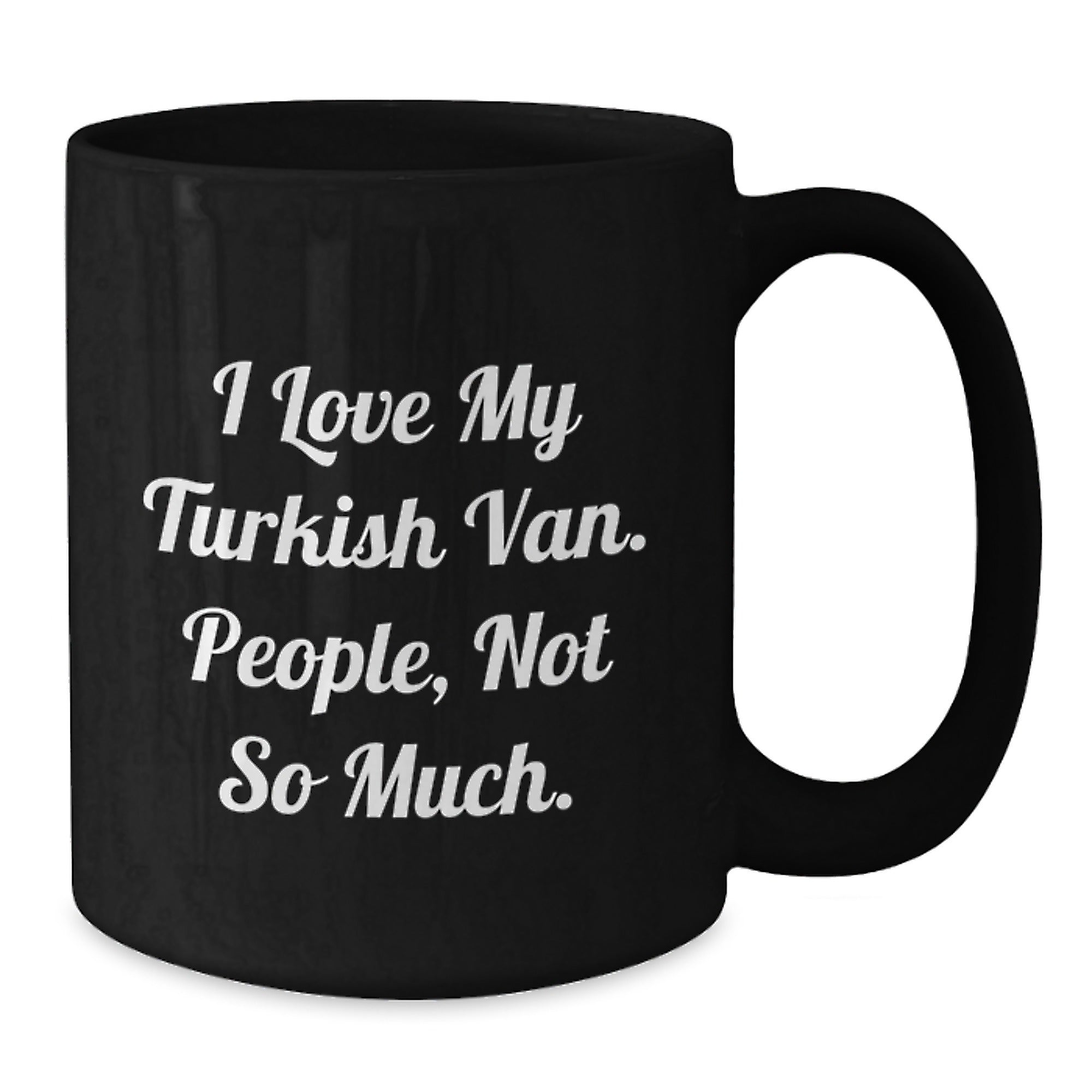 Turkish Van Cat Lovers Funny Coffee Mug Gifts from Friends Family Birthday - Additional