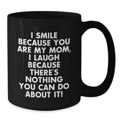 Funny Mom Black Coffee Mugs Gifts for Mom from Family at Christmas Unique - Additional