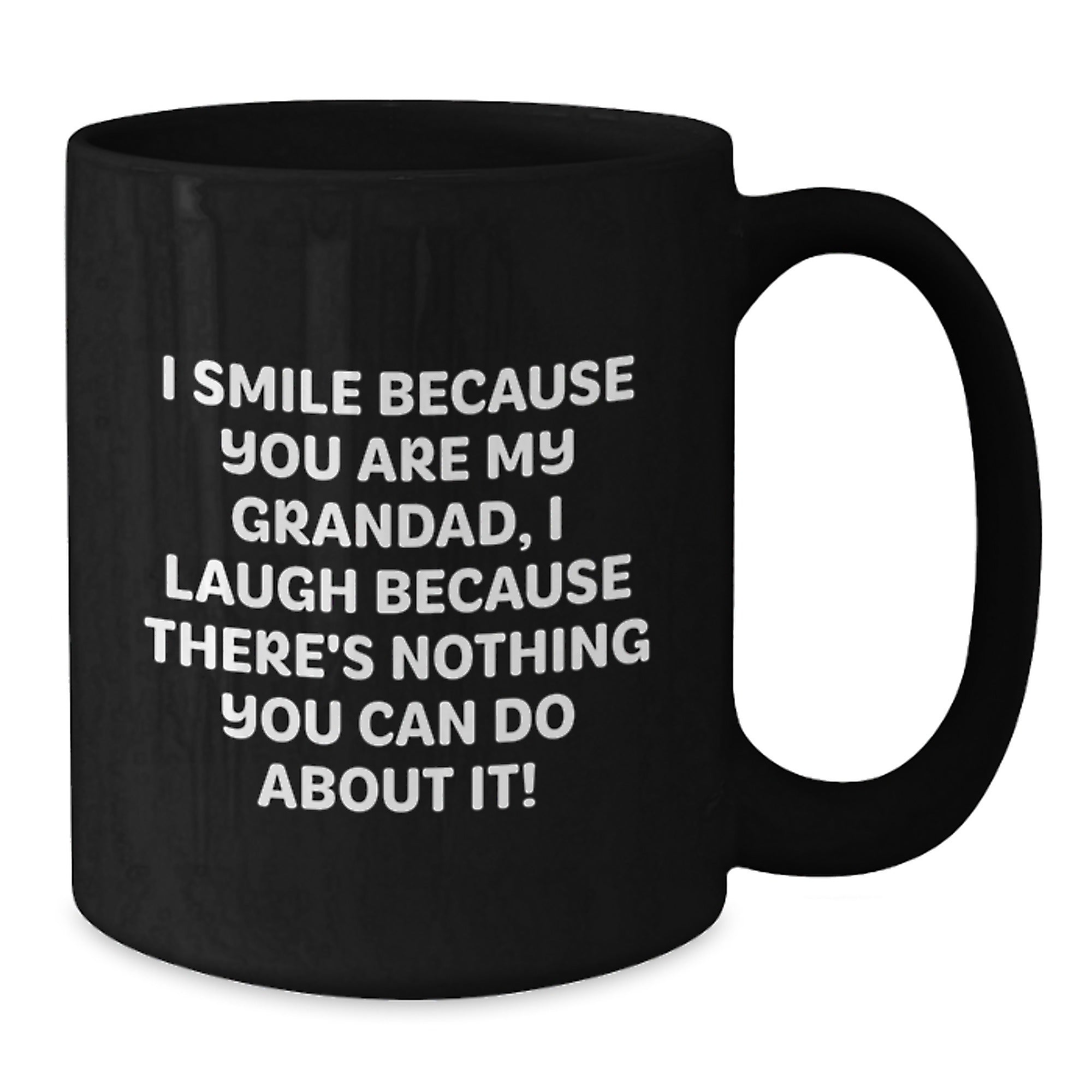 Funny Grandad Black Coffee Mugs Gifts for Men from Family on Birthday Unique Ideas - Additional