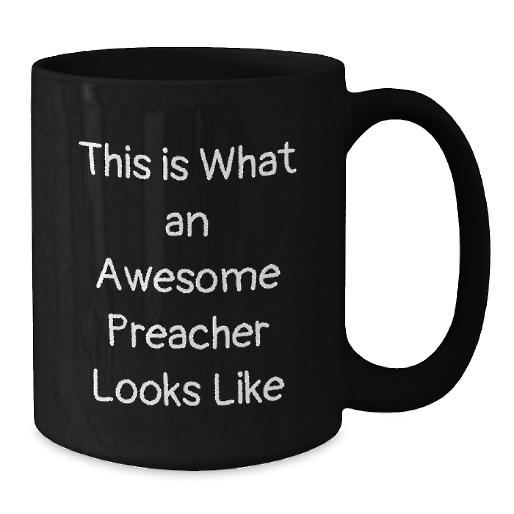 Funny Preacher Quotes Gifts for Men from Friends on Graduation Day, Black Coffee Mug - Additional