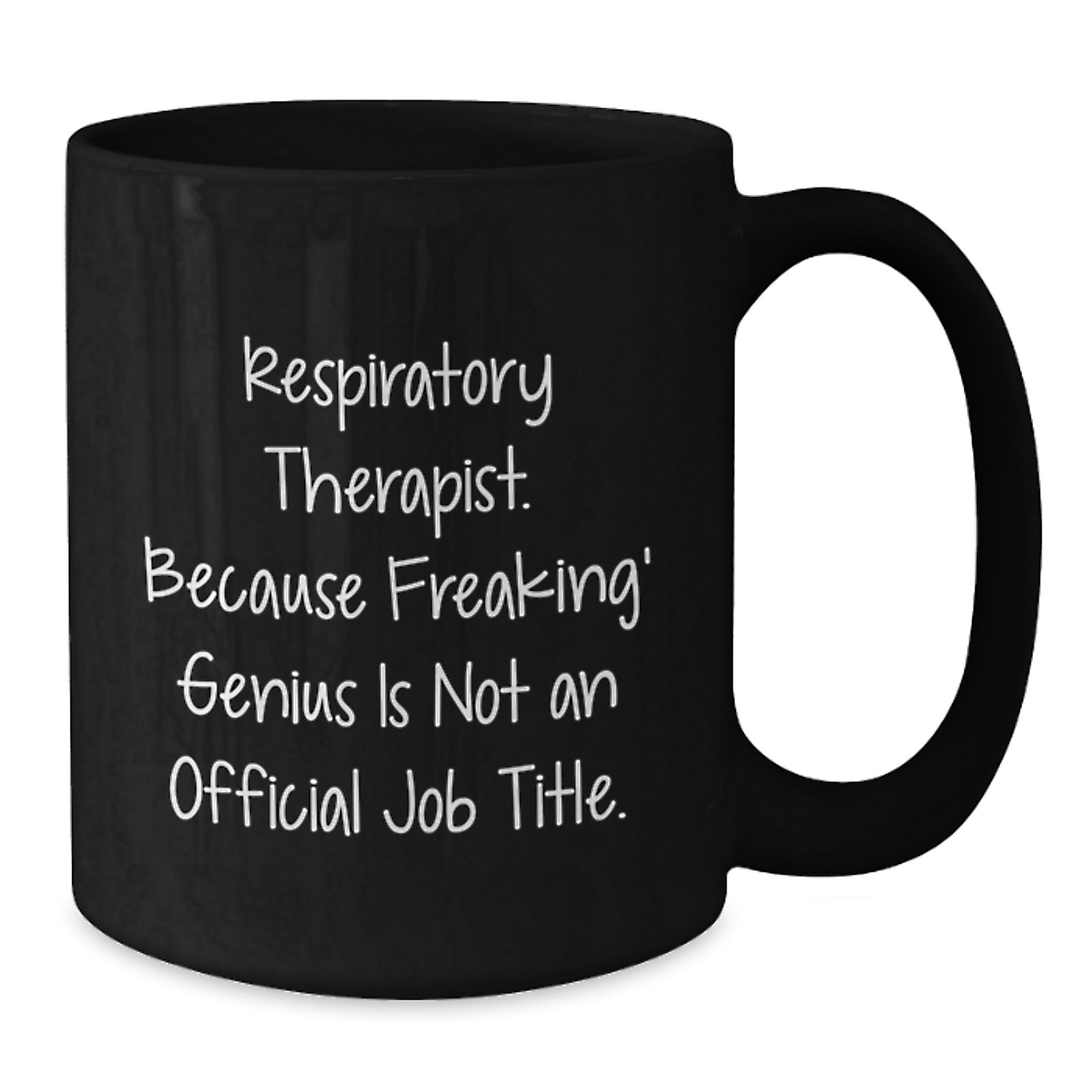 Funny Respiratory Therapist Gifts from Friends for Men and Women, Inspirational Black Coffee Mug, Christmas Unique Mugs for Respiratory Therapist Lovers - Additional