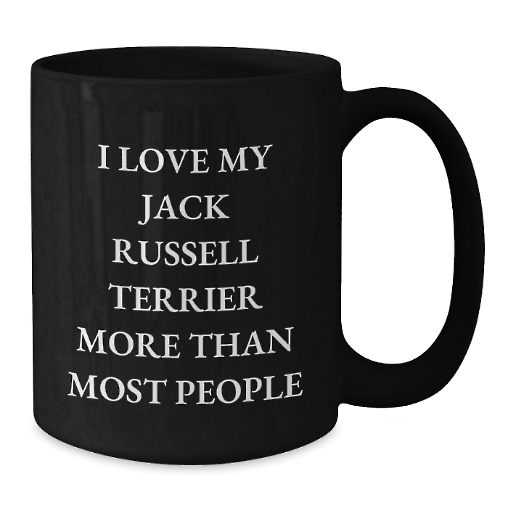 Funny Jack Russell Terrier Dog Gifts from Men, Women, Friends, Coworkers, Family - Black Coffee Mug for Jack Russell Terrier Dog Lover, Valentine's Unique Gifts - Additional