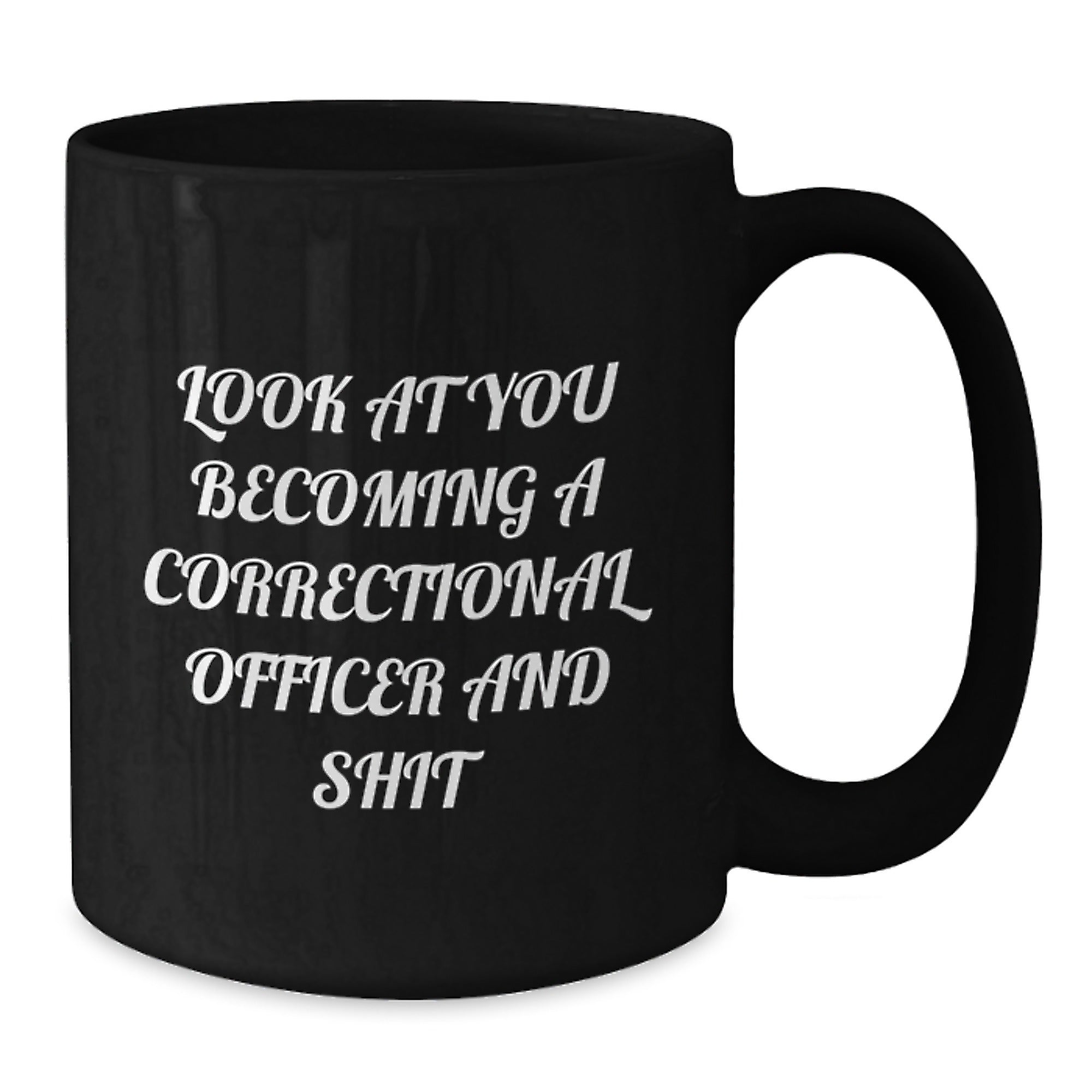 Correctional Officer Gifts, Funny Mugs, Black Coffee Gifts for Him, Unique Christmas Unique Gifts from Friends - Additional