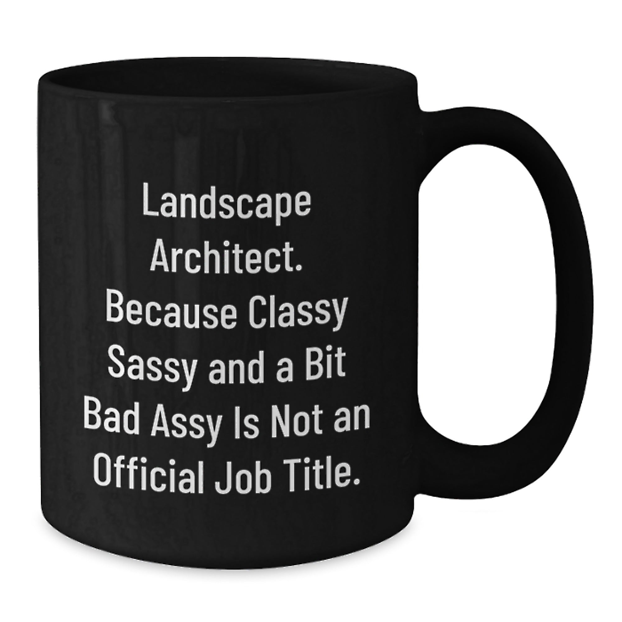 Funny Landscape Architect Gifts for Men, Unique Black Coffee Mug from Friends during Christmas Unique Gifts - Additional