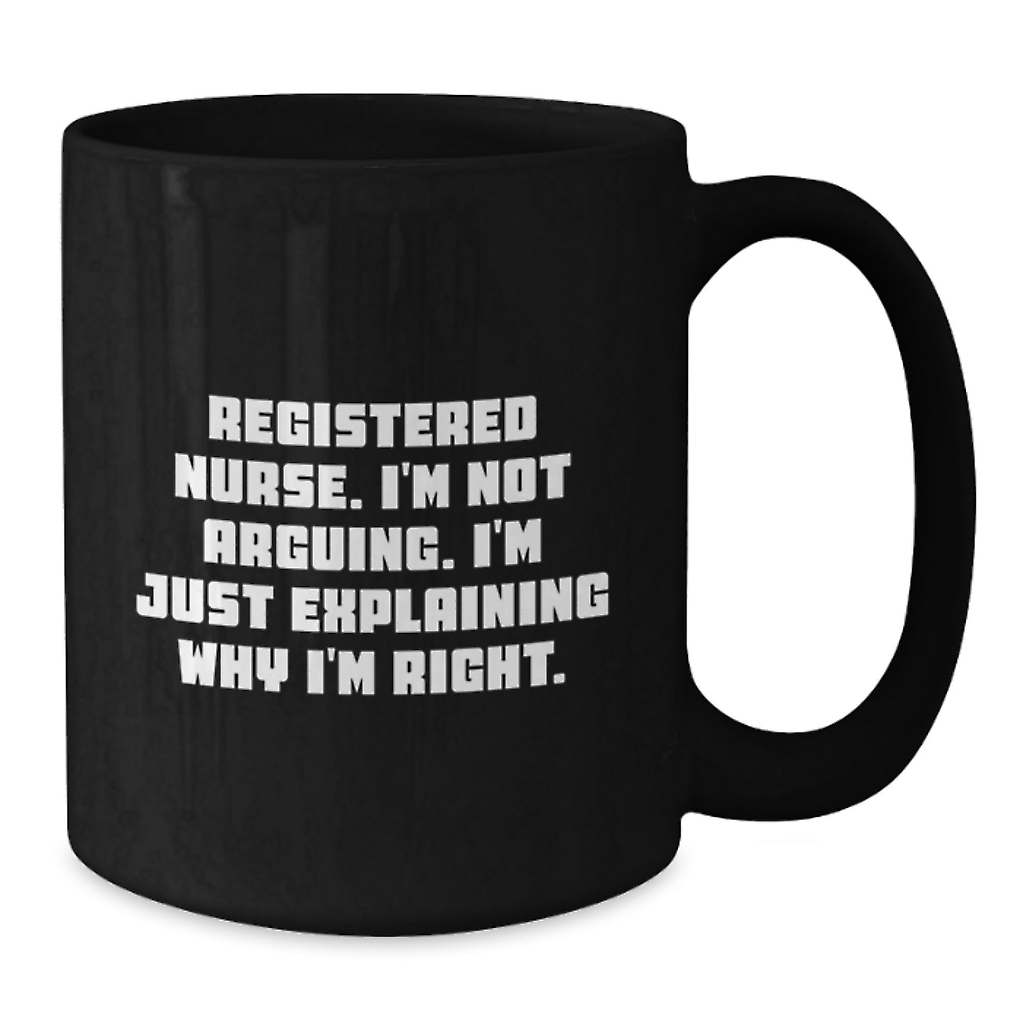 Funny Registered Nurse Gifts from Friends to Family - Birthday Unique Mug for Men Women Nurses - Additional