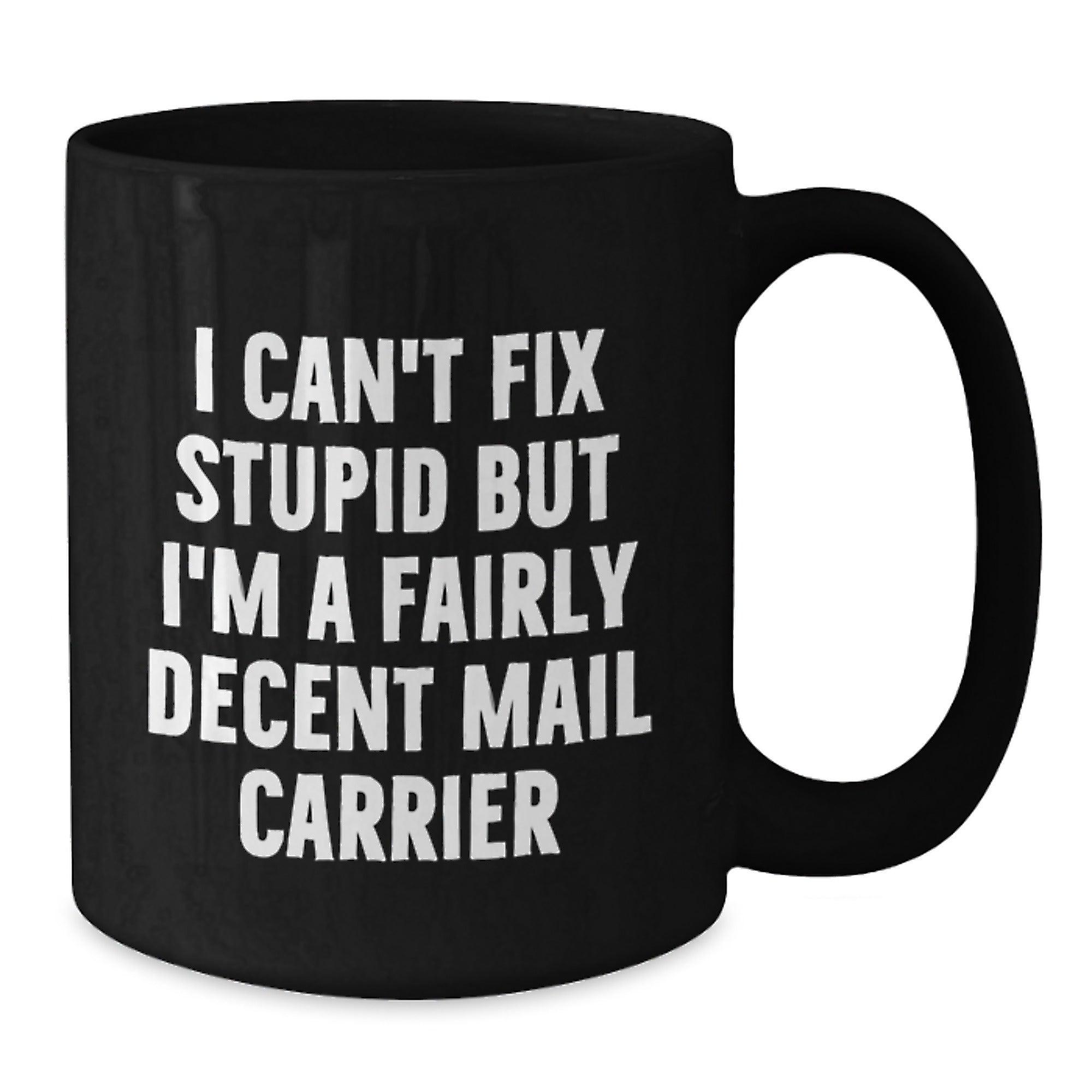 Funny Mail Carrier Gifts from Men to Women, Black Coffee Mug, Perfect for Mail Carrier, Inspirational Quote, Christmas Unique Gifts - Additional